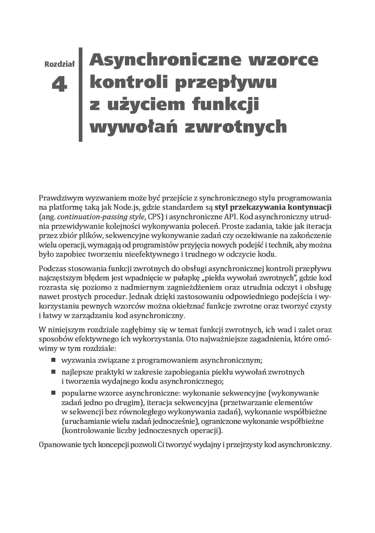 Fragment „Node.js. Wzorce projektowe i techniki tworzenia aplikacji produkcyjnych. Wydanie IV” — strona 12 z 30