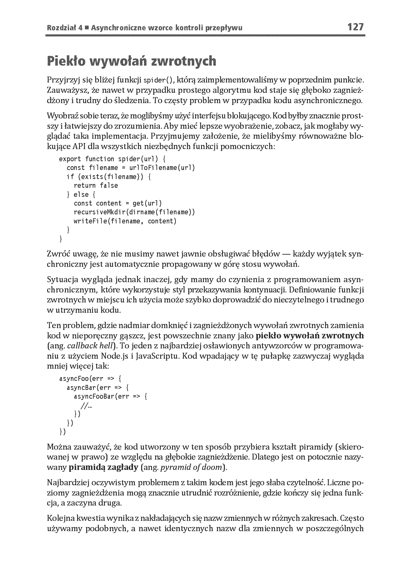 Fragment „Node.js. Wzorce projektowe i techniki tworzenia aplikacji produkcyjnych. Wydanie IV” — strona 17 z 30
