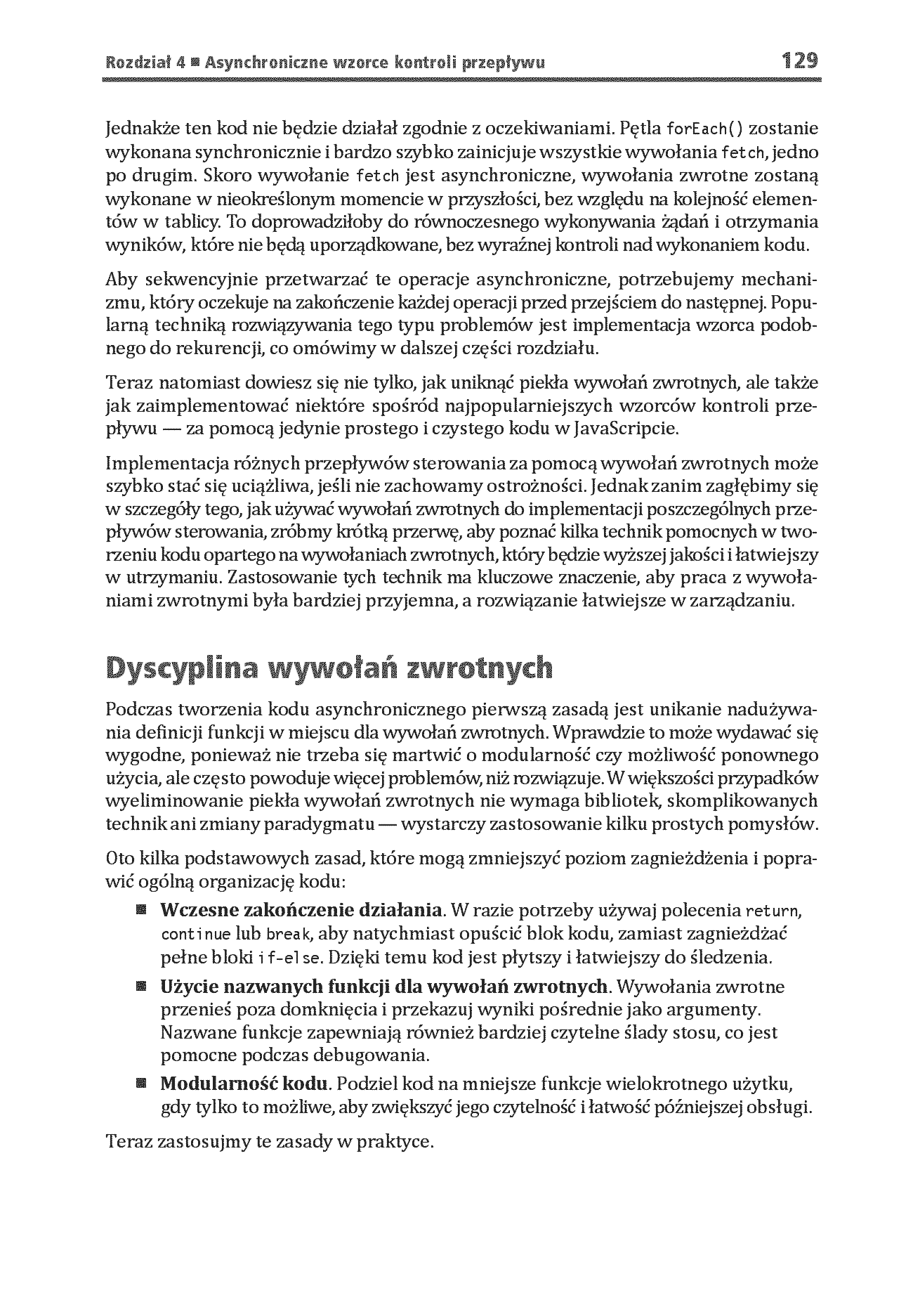 Fragment „Node.js. Wzorce projektowe i techniki tworzenia aplikacji produkcyjnych. Wydanie IV” — strona 19 z 30