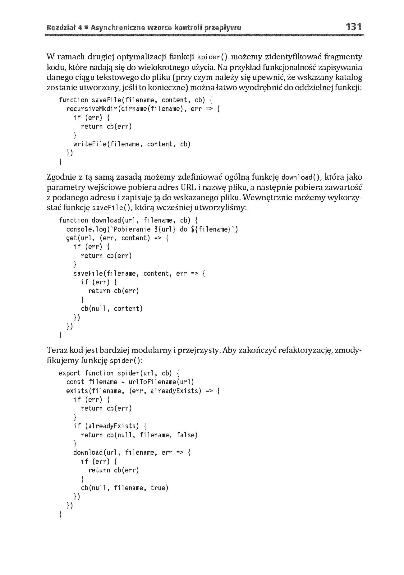 Fragment „Node.js. Wzorce projektowe i techniki tworzenia aplikacji produkcyjnych. Wydanie IV” — strona 21 z 30