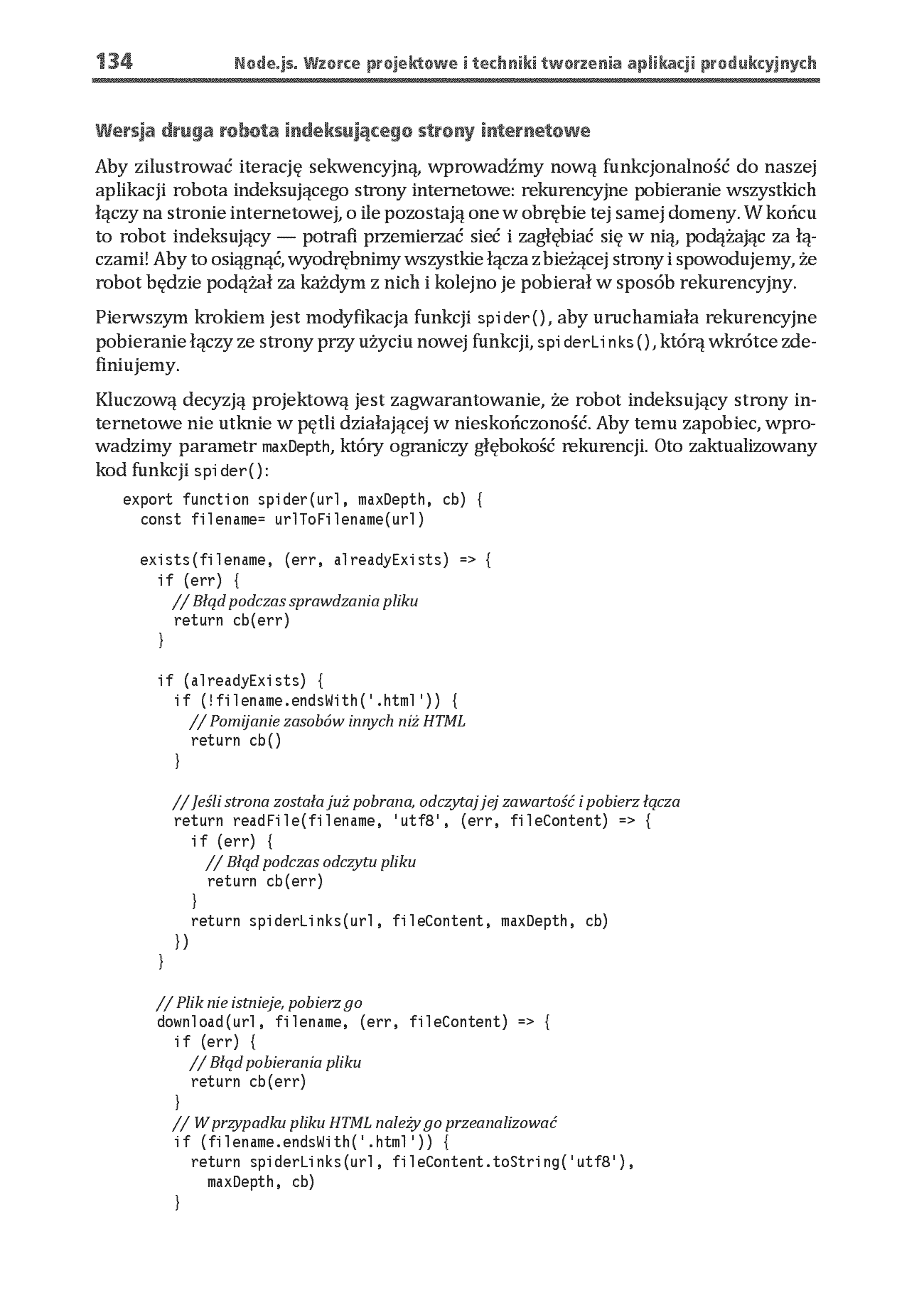 Fragment „Node.js. Wzorce projektowe i techniki tworzenia aplikacji produkcyjnych. Wydanie IV” — strona 24 z 30