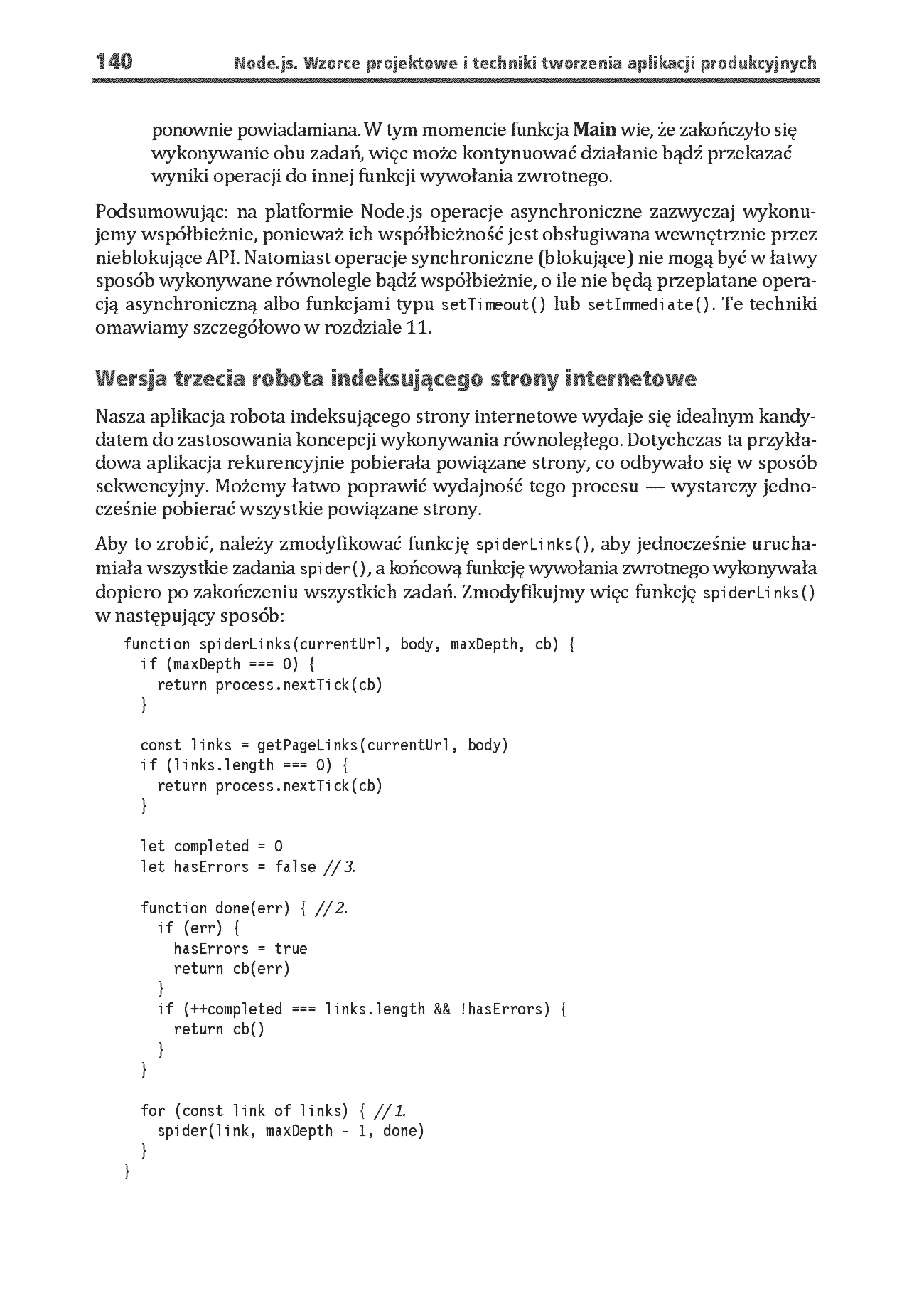 Fragment „Node.js. Wzorce projektowe i techniki tworzenia aplikacji produkcyjnych. Wydanie IV” — strona 30 z 30