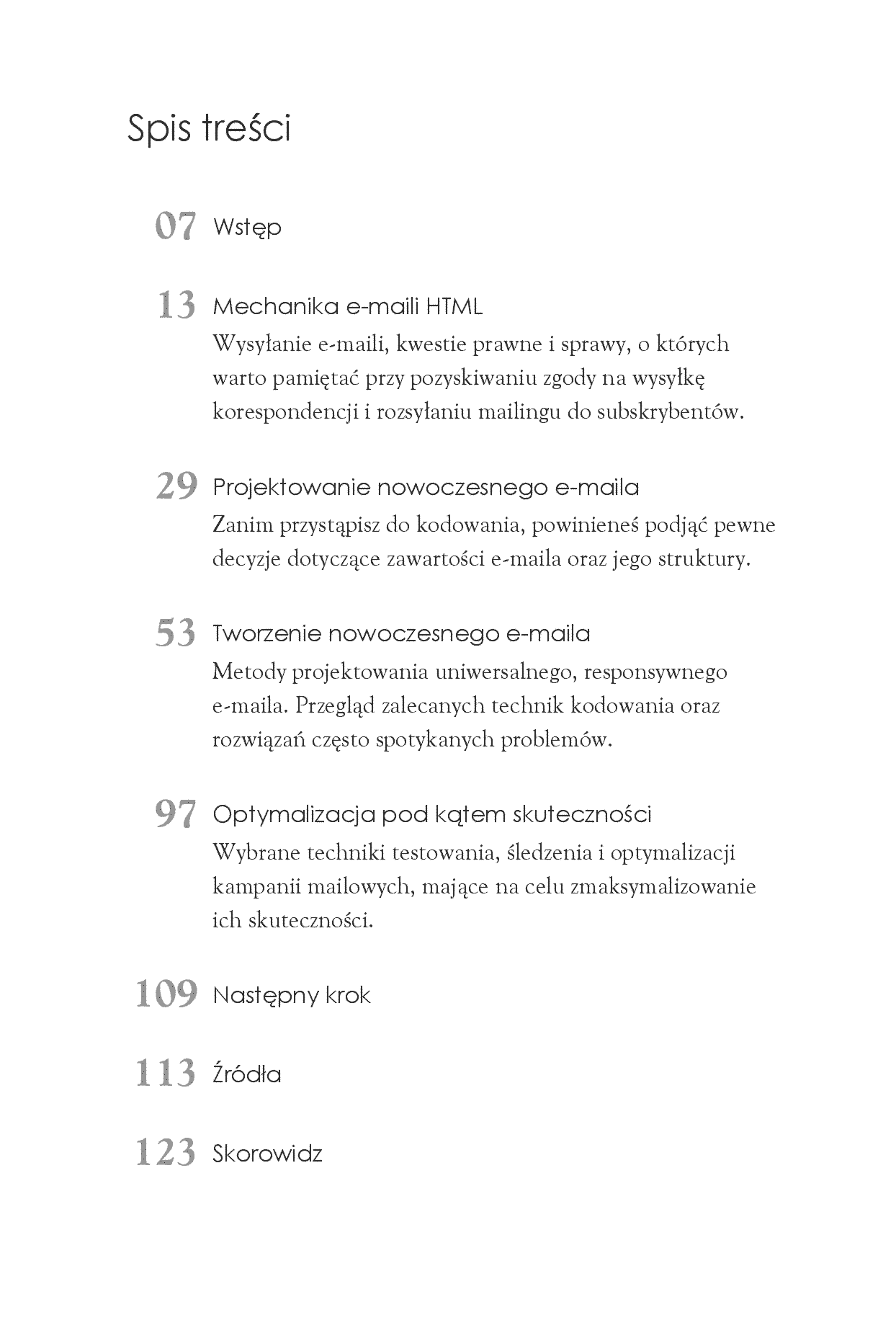 Fragment „Nowoczesny e-mail marketing. Uniwersalny, responsywny i skuteczny mailing w HTML-u” — strona 3 z 22