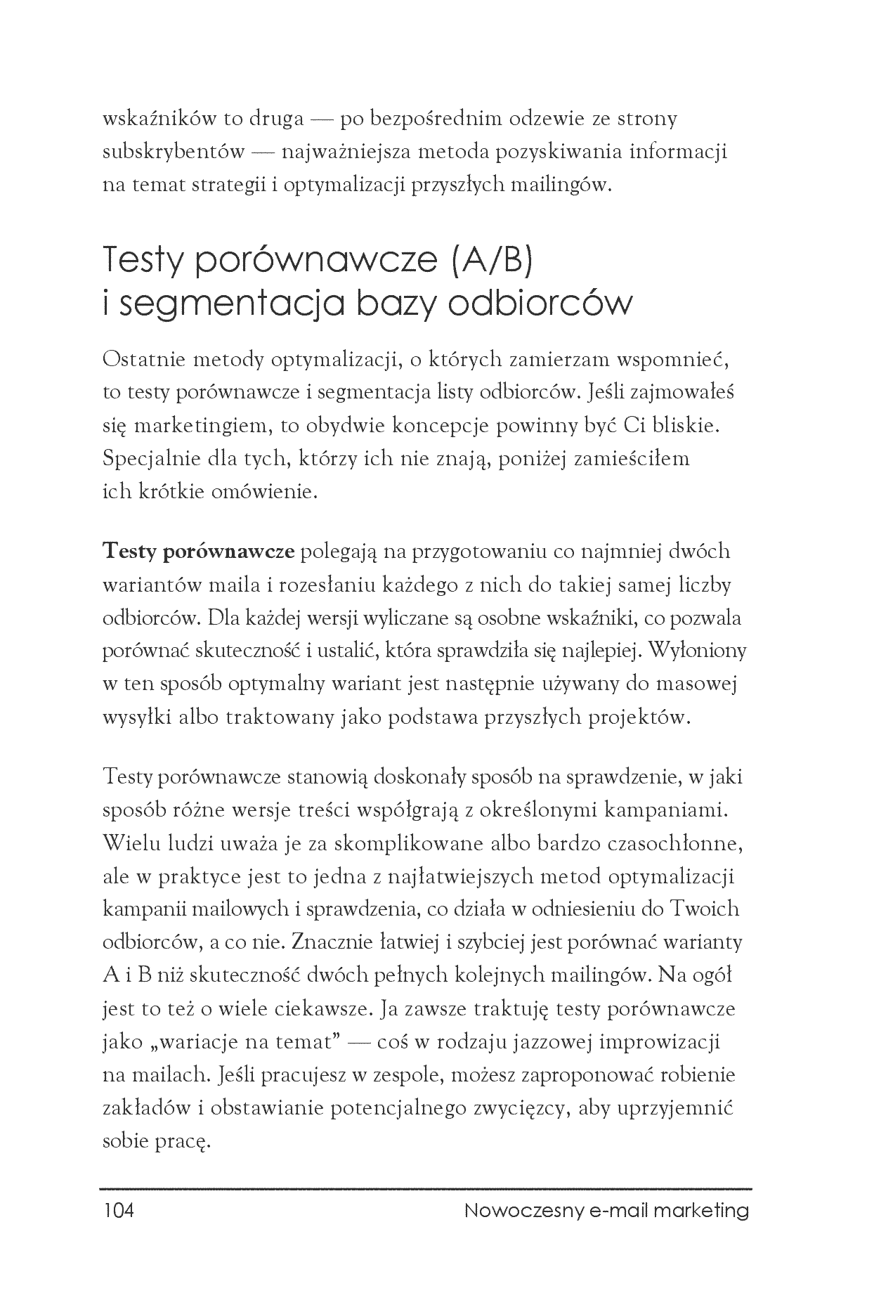 Fragment „Nowoczesny e-mail marketing. Uniwersalny, responsywny i skuteczny mailing w HTML-u” — strona 12 z 22