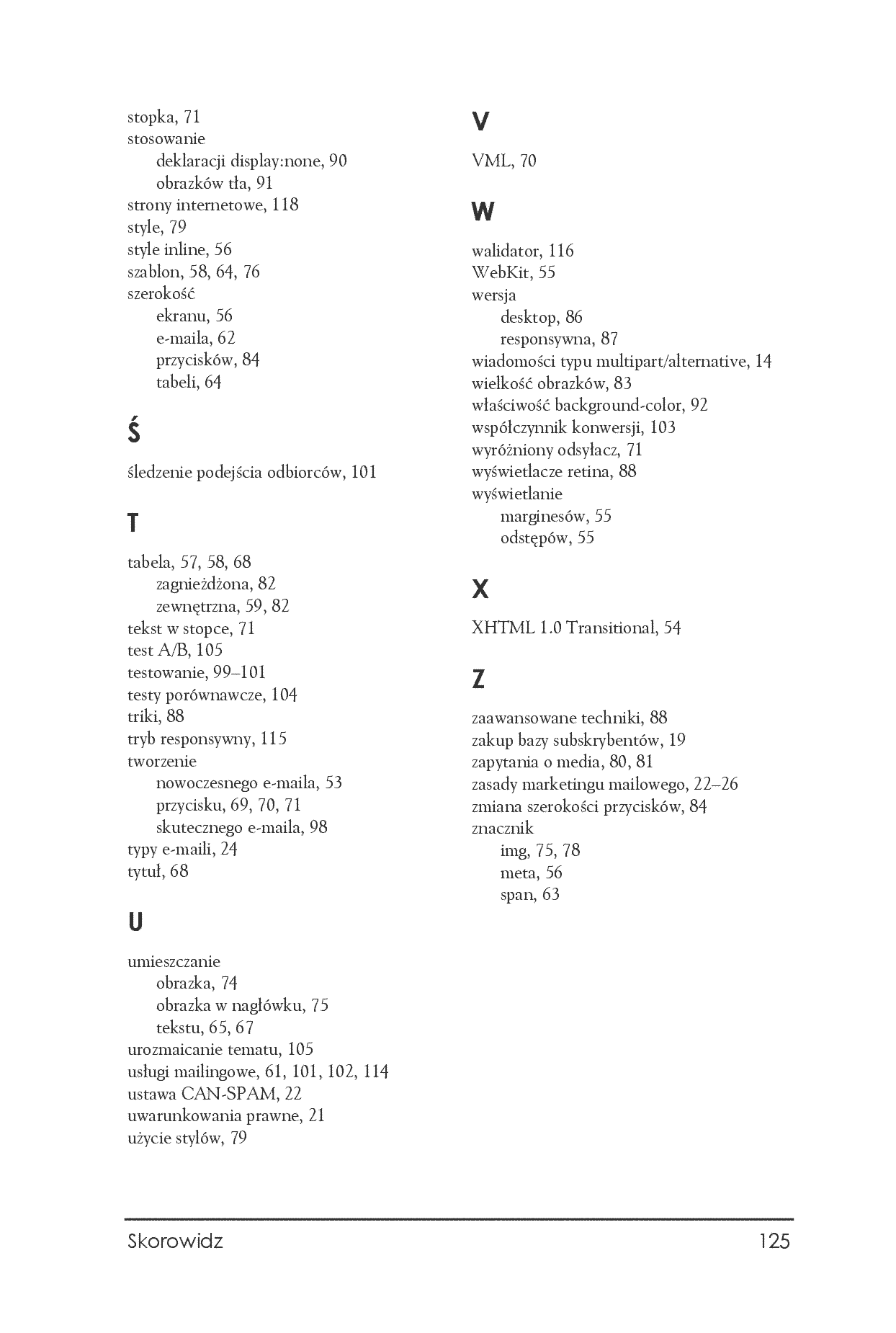 Fragment „Nowoczesny e-mail marketing. Uniwersalny, responsywny i skuteczny mailing w HTML-u” — strona 19 z 22
