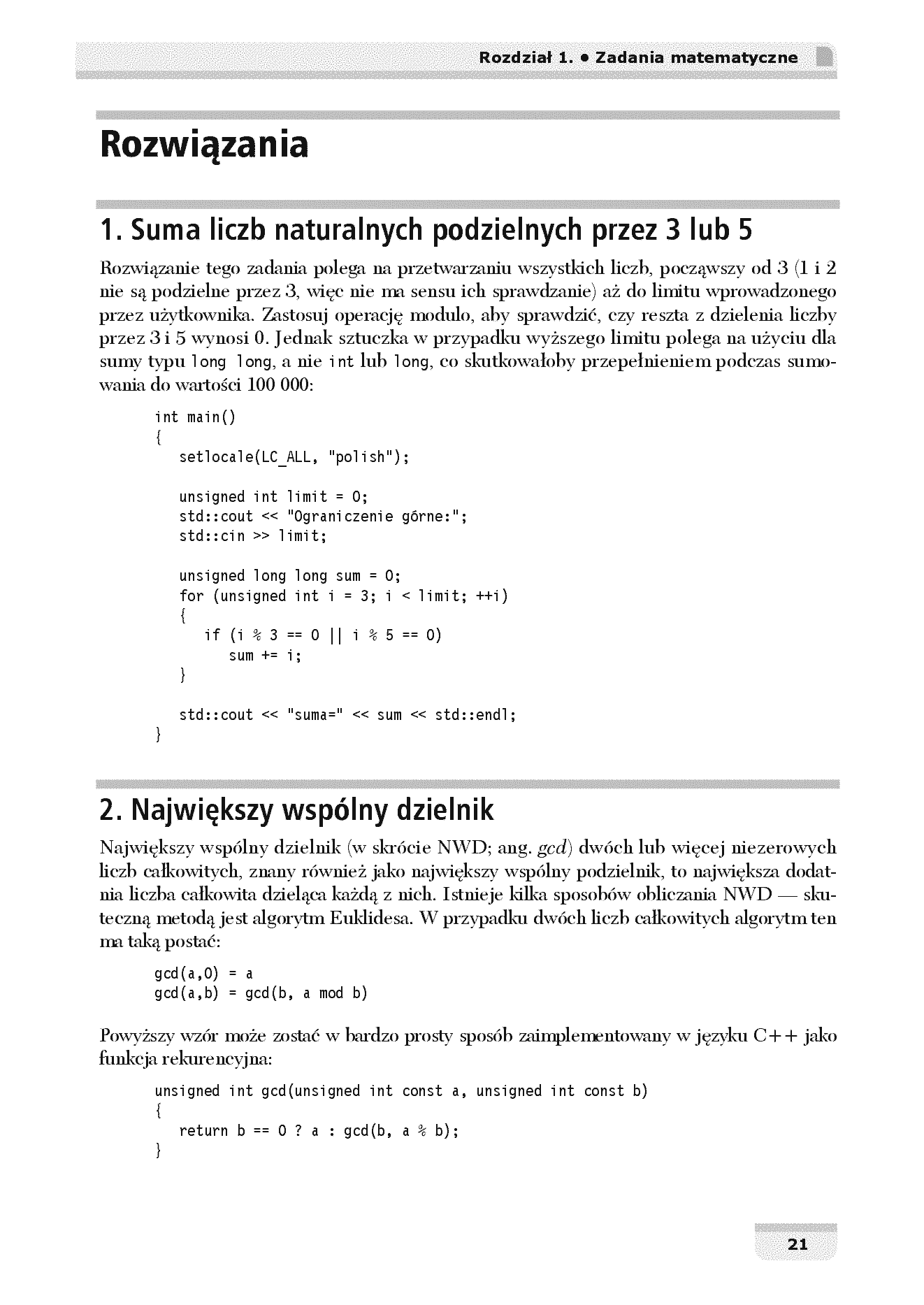 Fragment „Nowoczesny C++. Zbiór praktycznych zadań dla przyszłych ekspertów” — strona 11 z 30