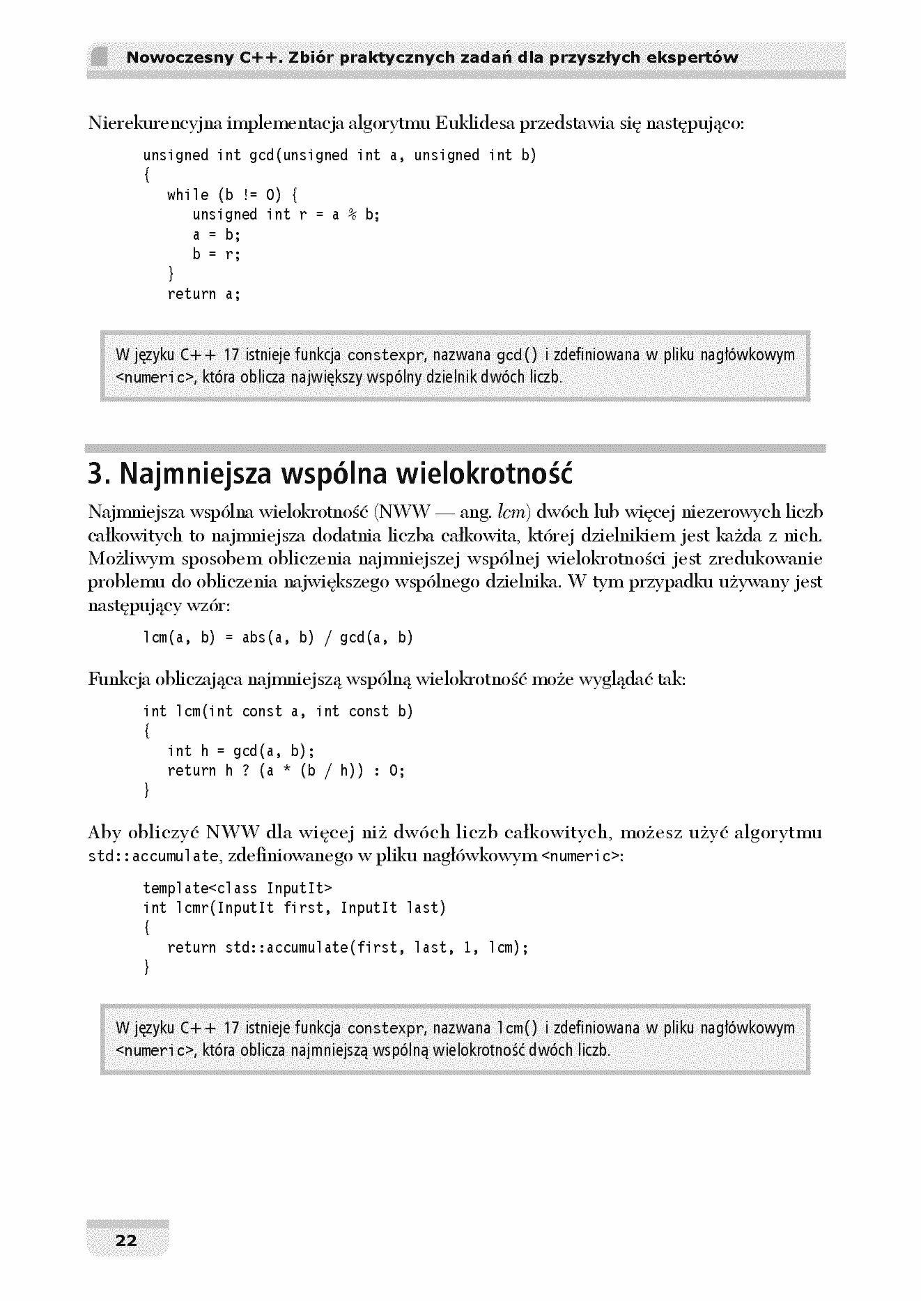 Fragment „Nowoczesny C++. Zbiór praktycznych zadań dla przyszłych ekspertów” — strona 12 z 30