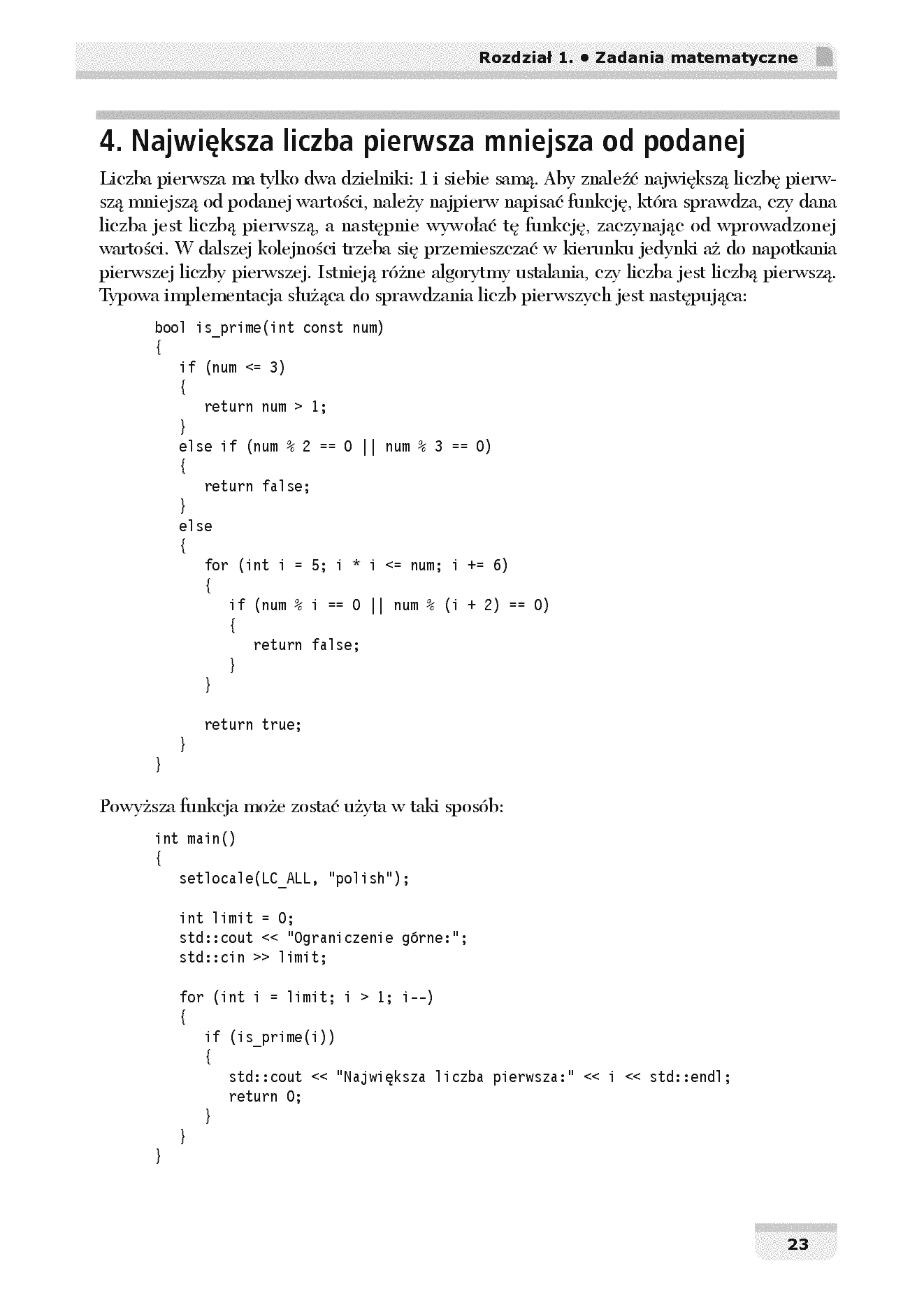 Fragment „Nowoczesny C++. Zbiór praktycznych zadań dla przyszłych ekspertów” — strona 13 z 30