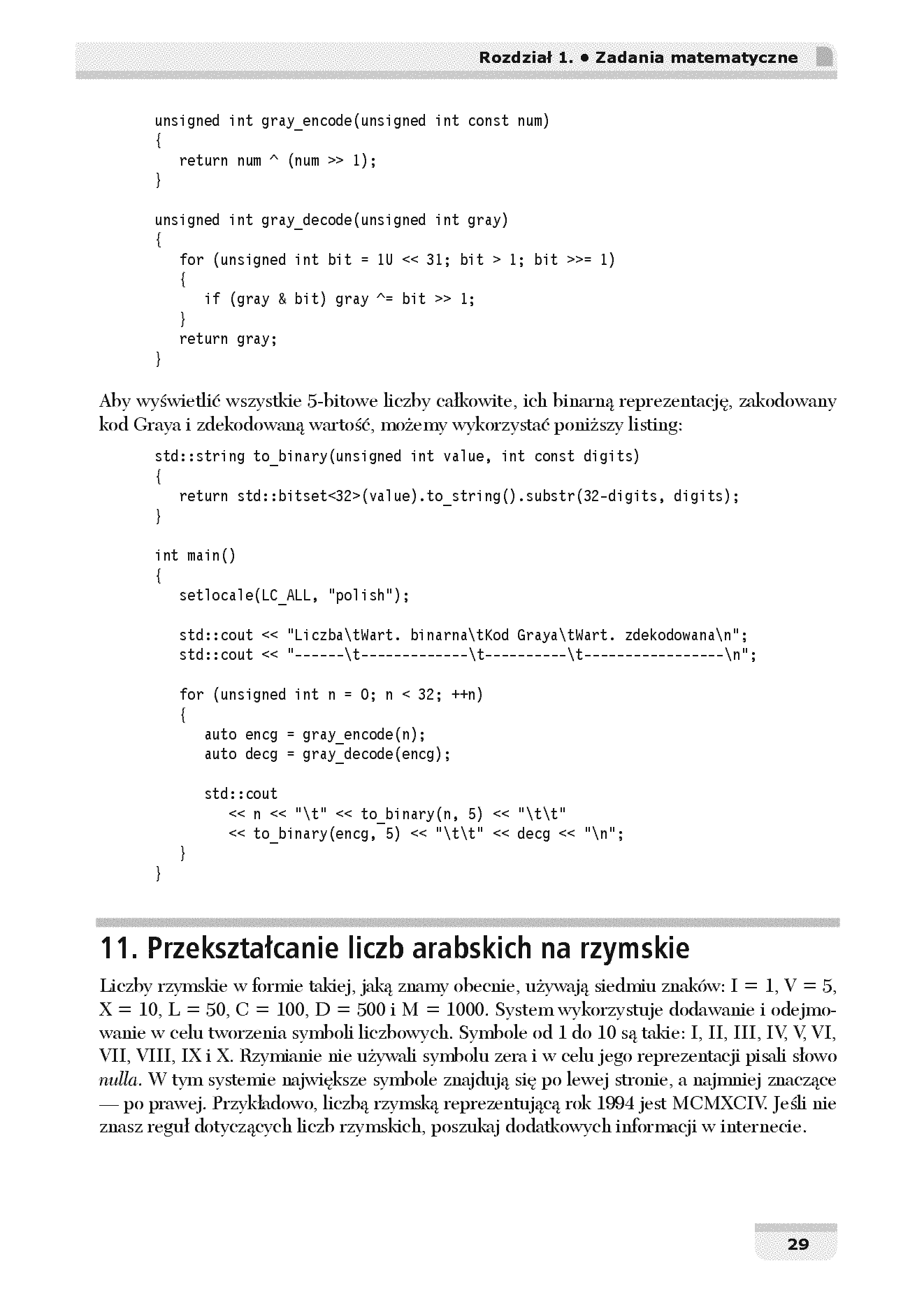 Fragment „Nowoczesny C++. Zbiór praktycznych zadań dla przyszłych ekspertów” — strona 19 z 30