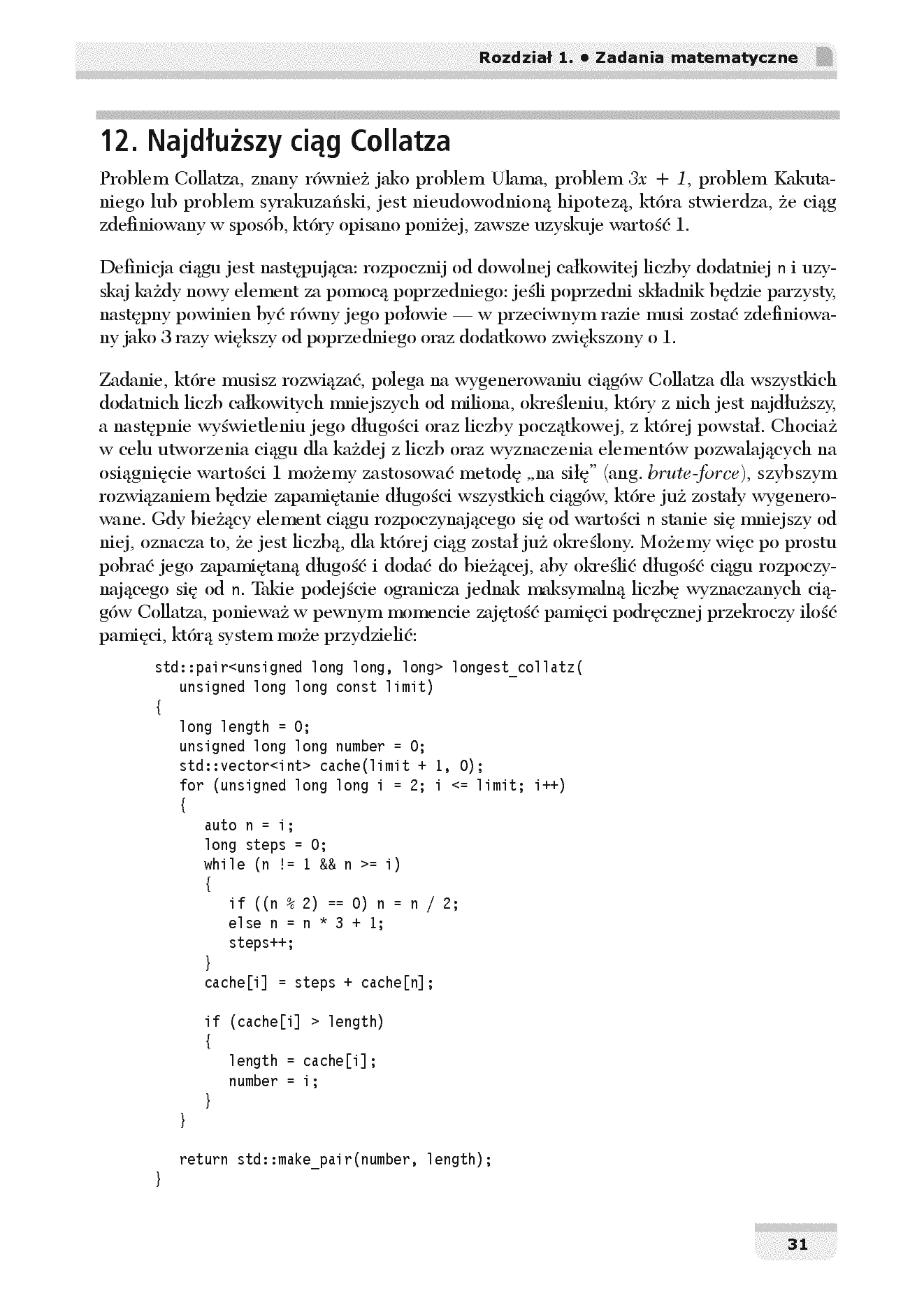 Fragment „Nowoczesny C++. Zbiór praktycznych zadań dla przyszłych ekspertów” — strona 21 z 30
