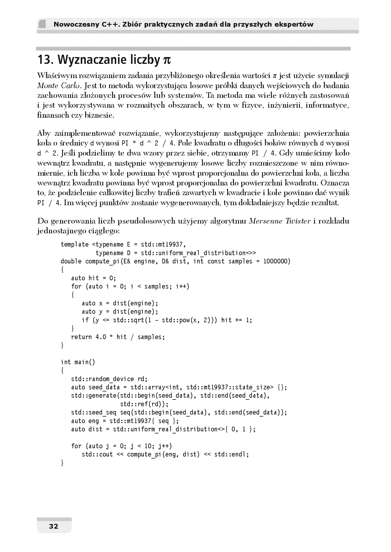 Fragment „Nowoczesny C++. Zbiór praktycznych zadań dla przyszłych ekspertów” — strona 22 z 30