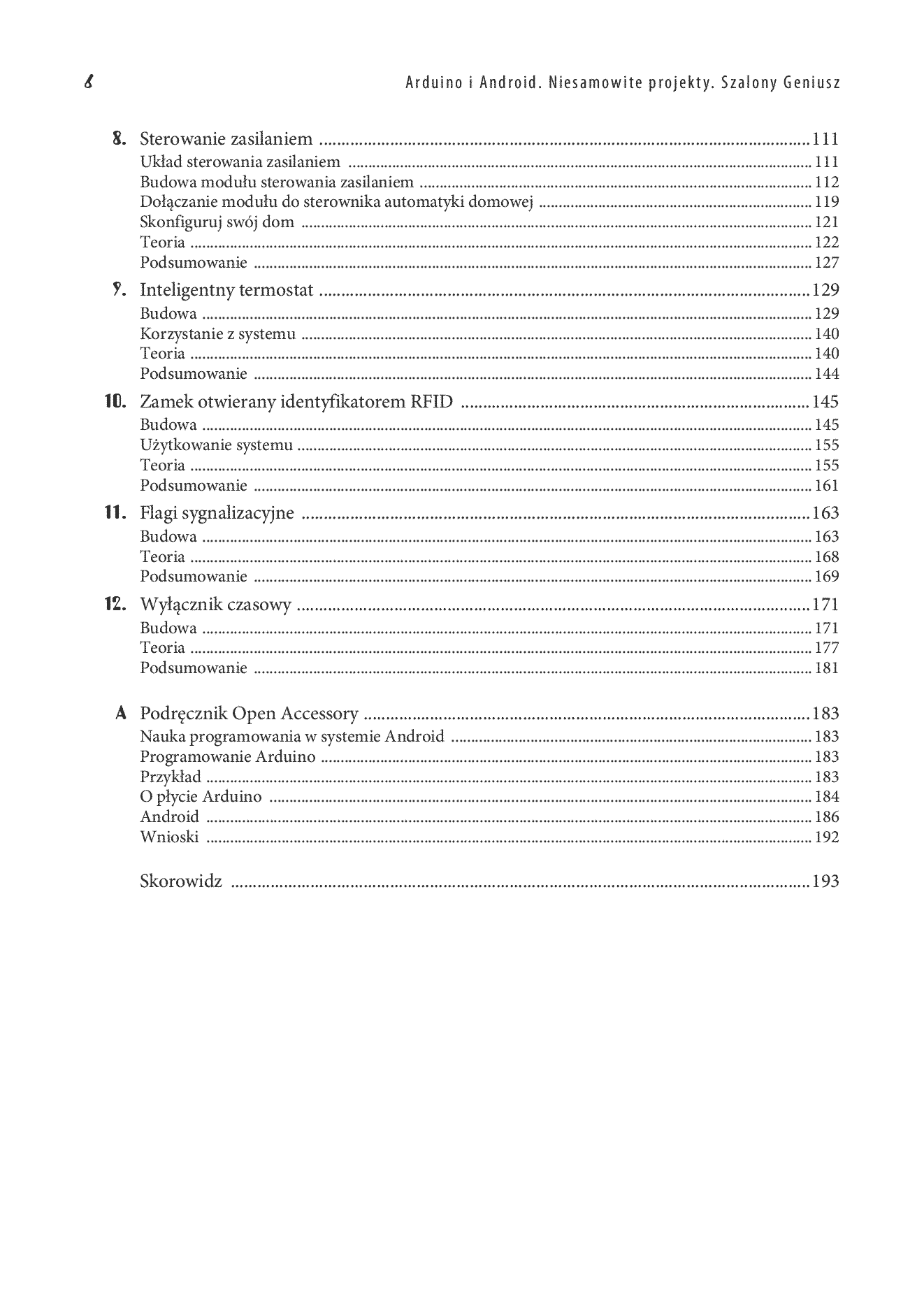 Fragment „Arduino i Android. Niesamowite projekty. Szalony Geniusz” — strona 4 z 30