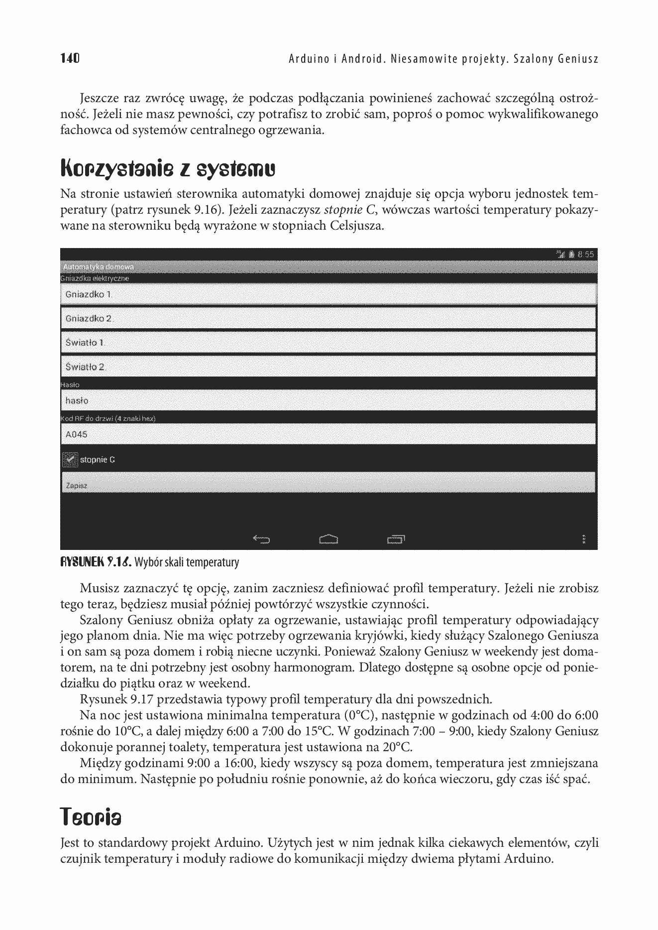 Fragment „Arduino i Android. Niesamowite projekty. Szalony Geniusz” — strona 16 z 30