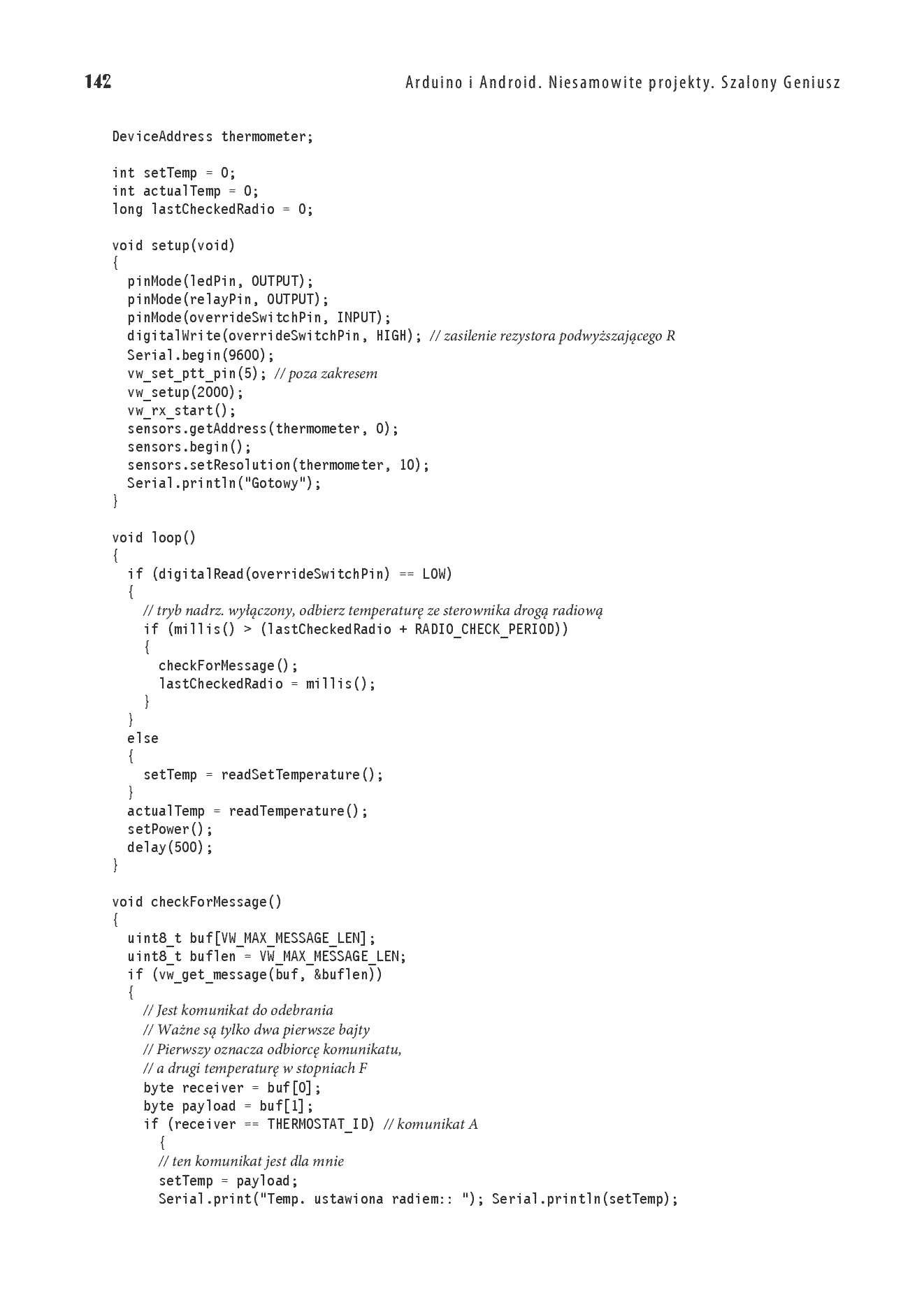 Fragment „Arduino i Android. Niesamowite projekty. Szalony Geniusz” — strona 18 z 30