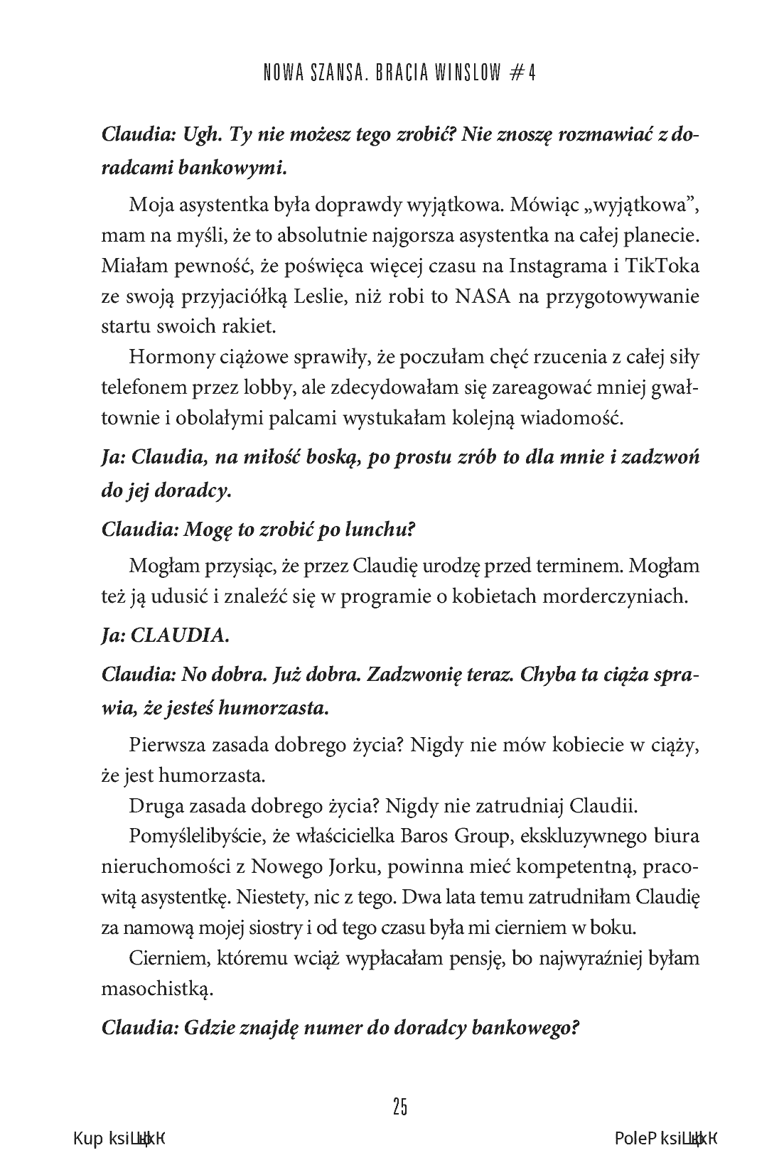 Fragment „Nowa szansa. Bracia Winslow #4” — strona 4 z 14