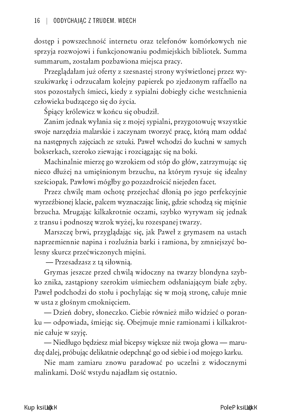 Fragment „Oddychając z trudem. Wdech” — strona 16 z 20