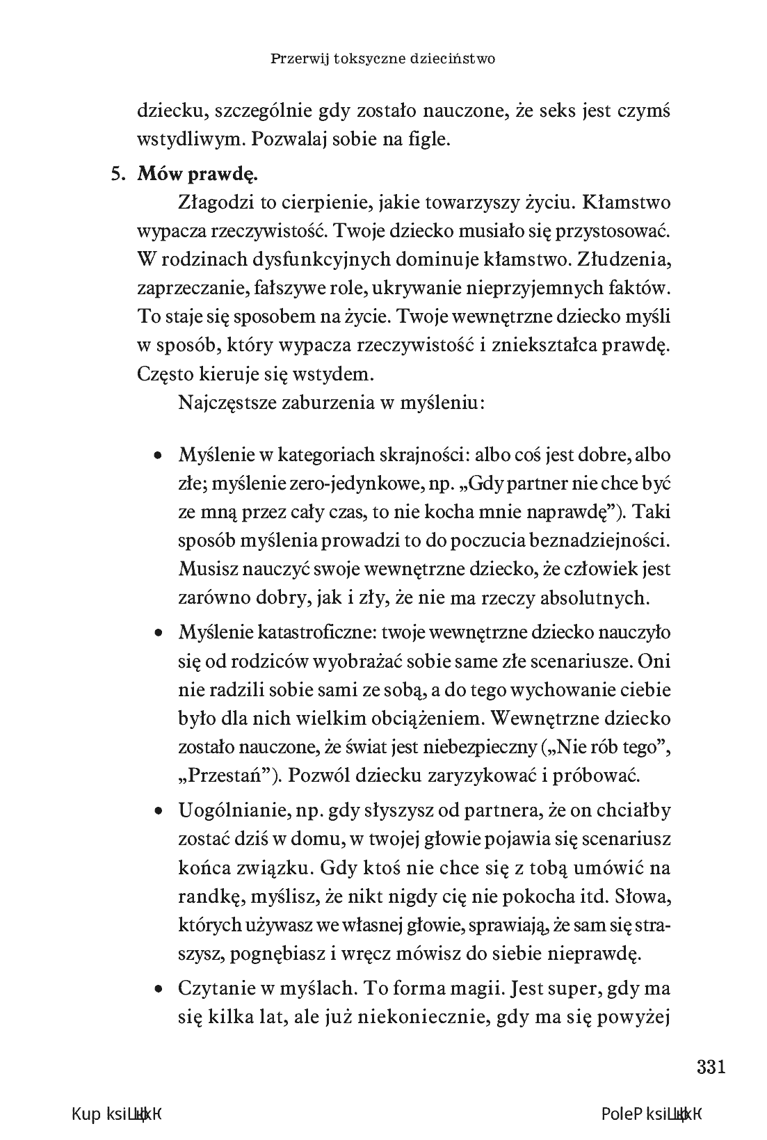 Fragment „Zatroszcz się o swoje wewnętrzne dziecko i odkryj swój potencjał” — strona 9 z 14