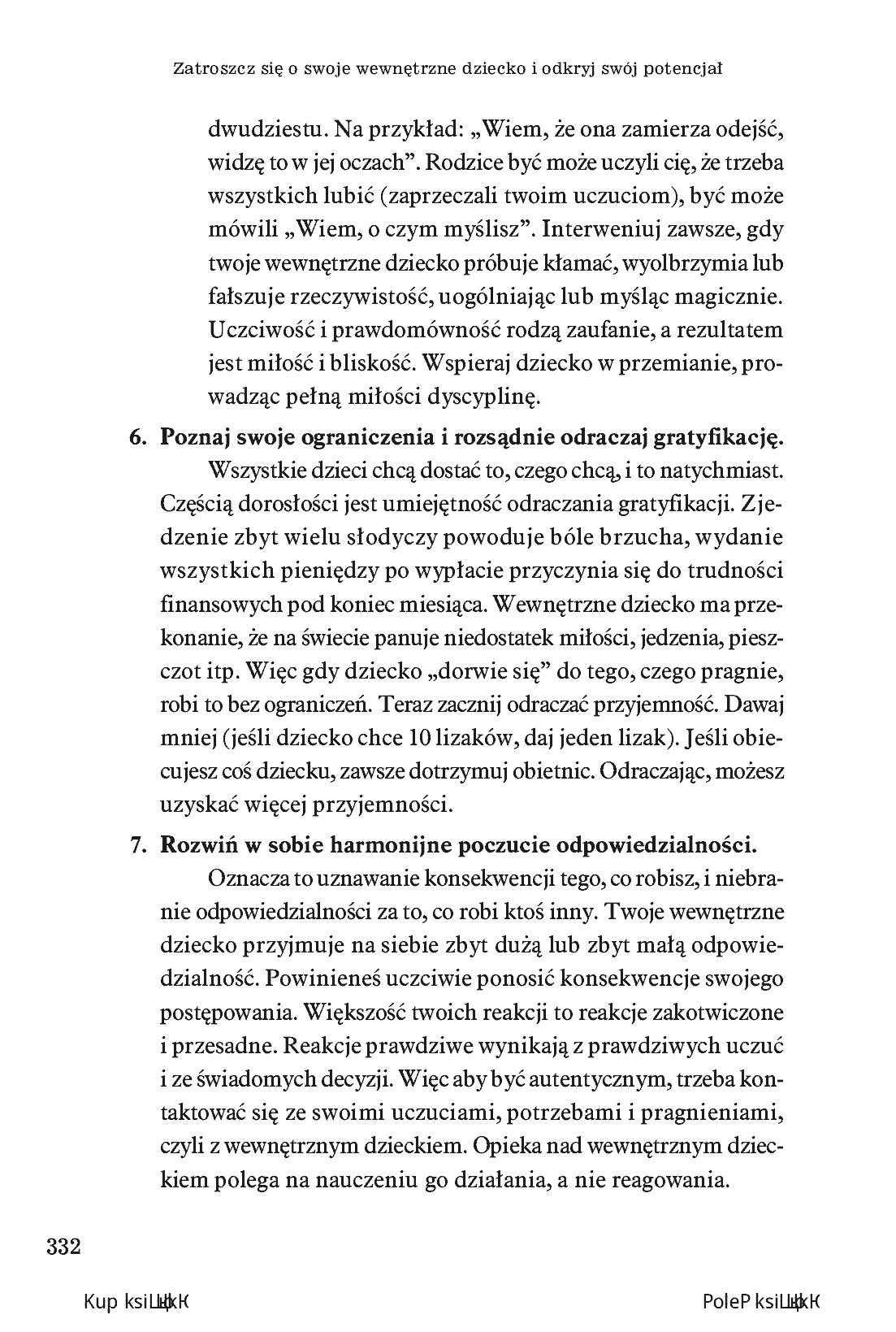 Fragment „Zatroszcz się o swoje wewnętrzne dziecko i odkryj swój potencjał” — strona 10 z 14