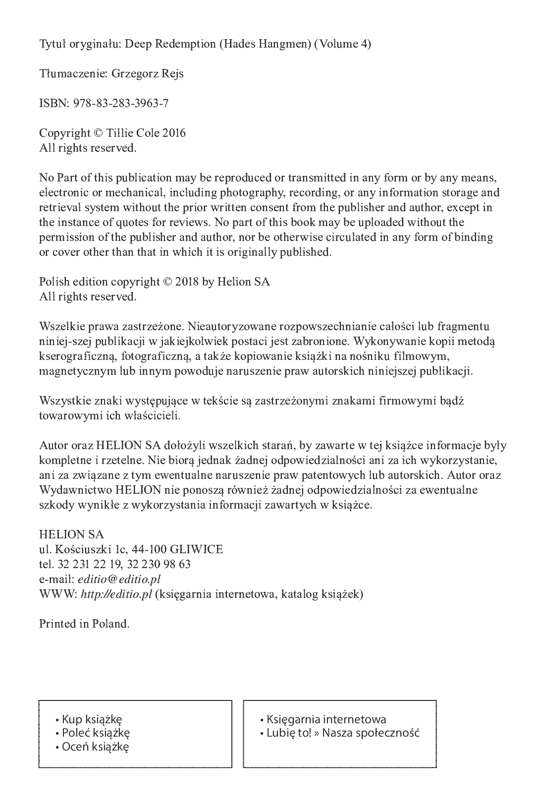 Fragment „Odkupienie. Kaci Hadesa” — strona 2 z 12