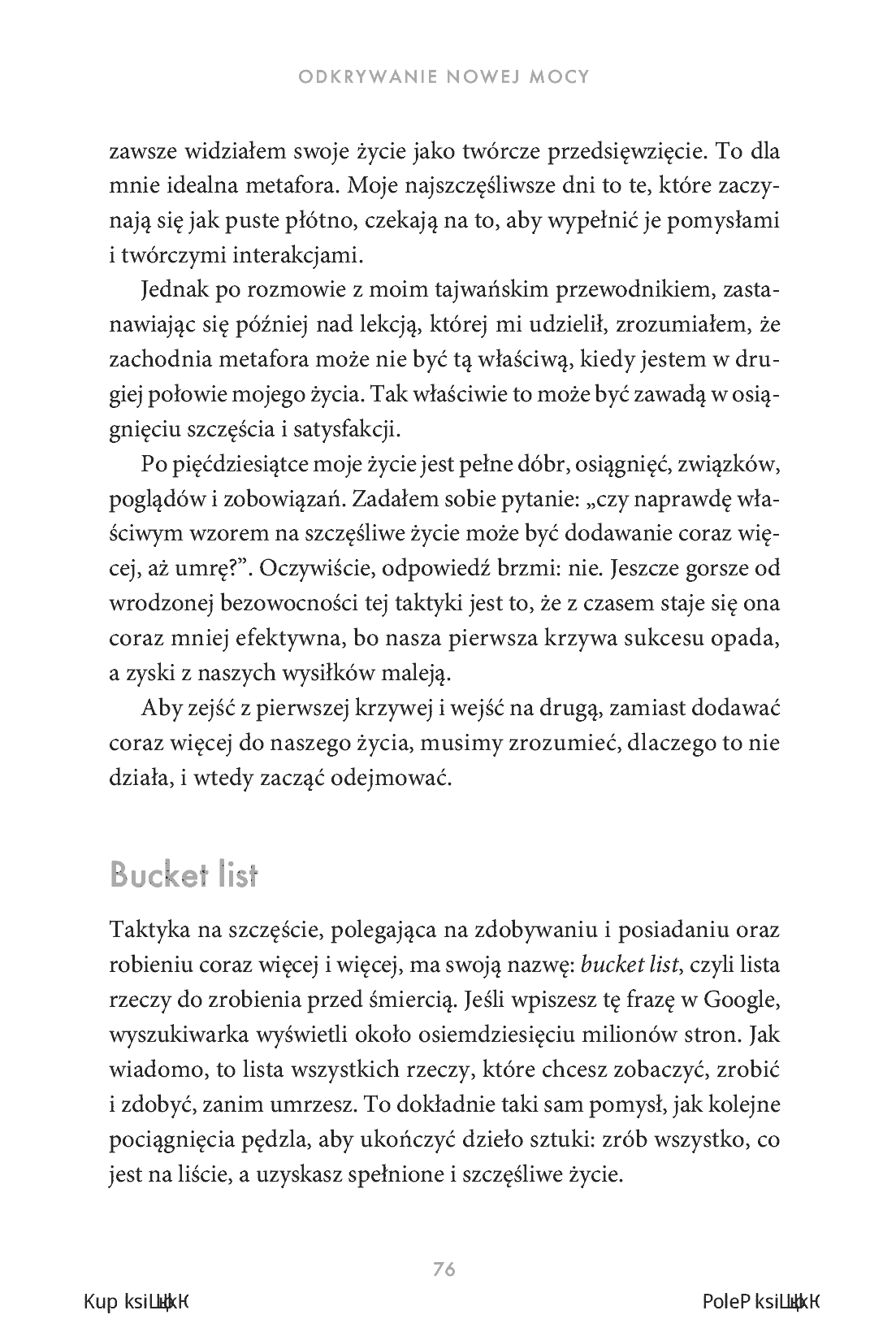 Fragment „Odkrywanie nowej mocy. W poszukiwaniu spełnienia, harmonii i celu w drugim rozdziale życia” — strona 8 z 30