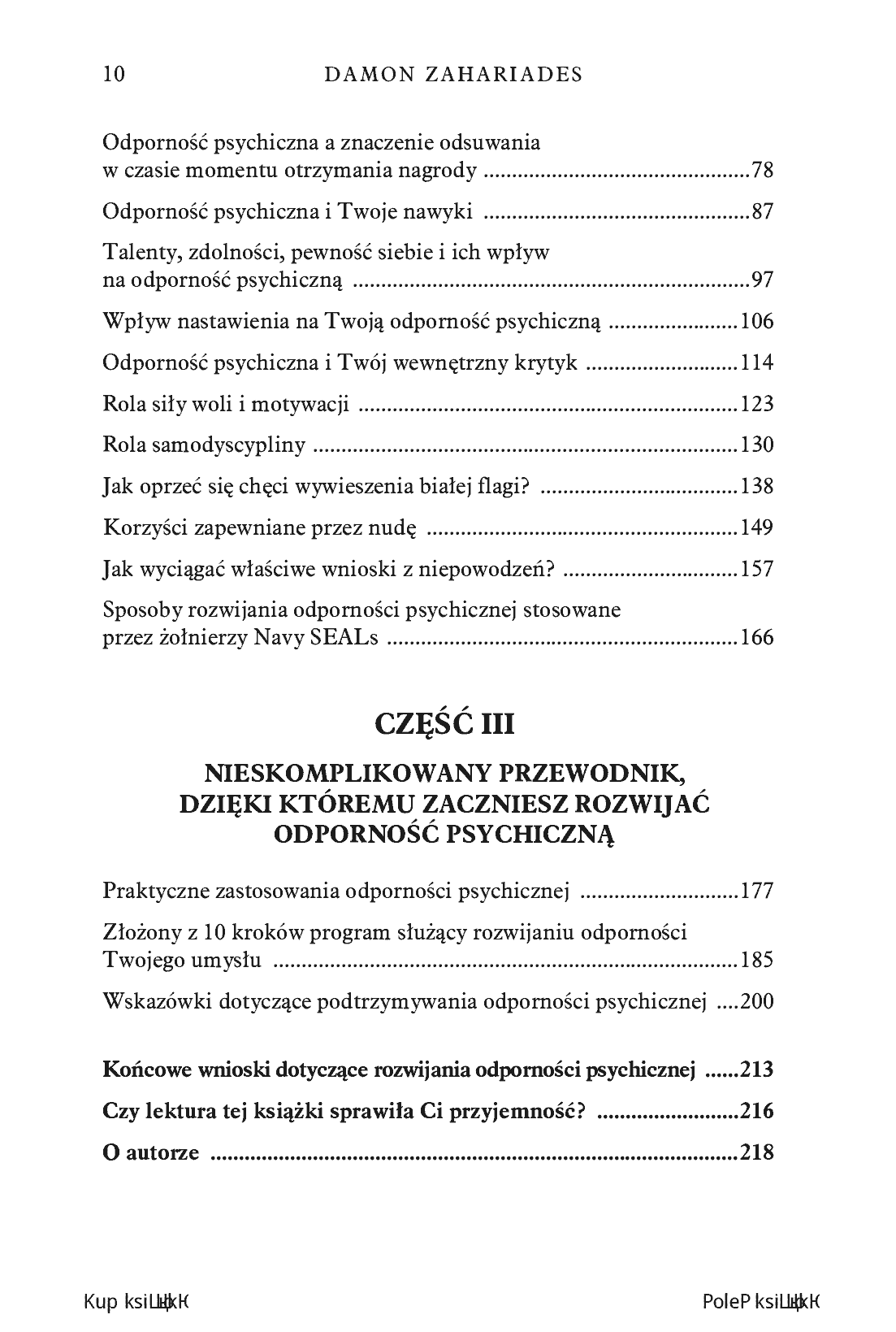 Fragment „Odporność psychiczna. Poradnik, dzięki któremu stawisz czoła życiowym wyzwaniom, poradzisz sobie z negatywnymi emocjami i przezwyciężysz przeciwności, zachowując przy tym odwagę i pewność siebie” — strona 4 z 16