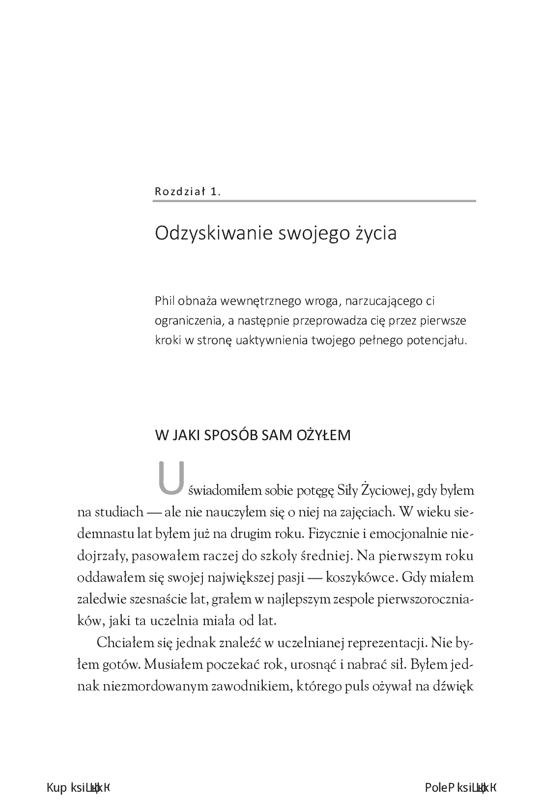 Fragment „Siła Życiowa. Cztery sposoby dokonywania wewnętrznej transformacji i rozpalania swojego potencjału” — strona 5 z 30