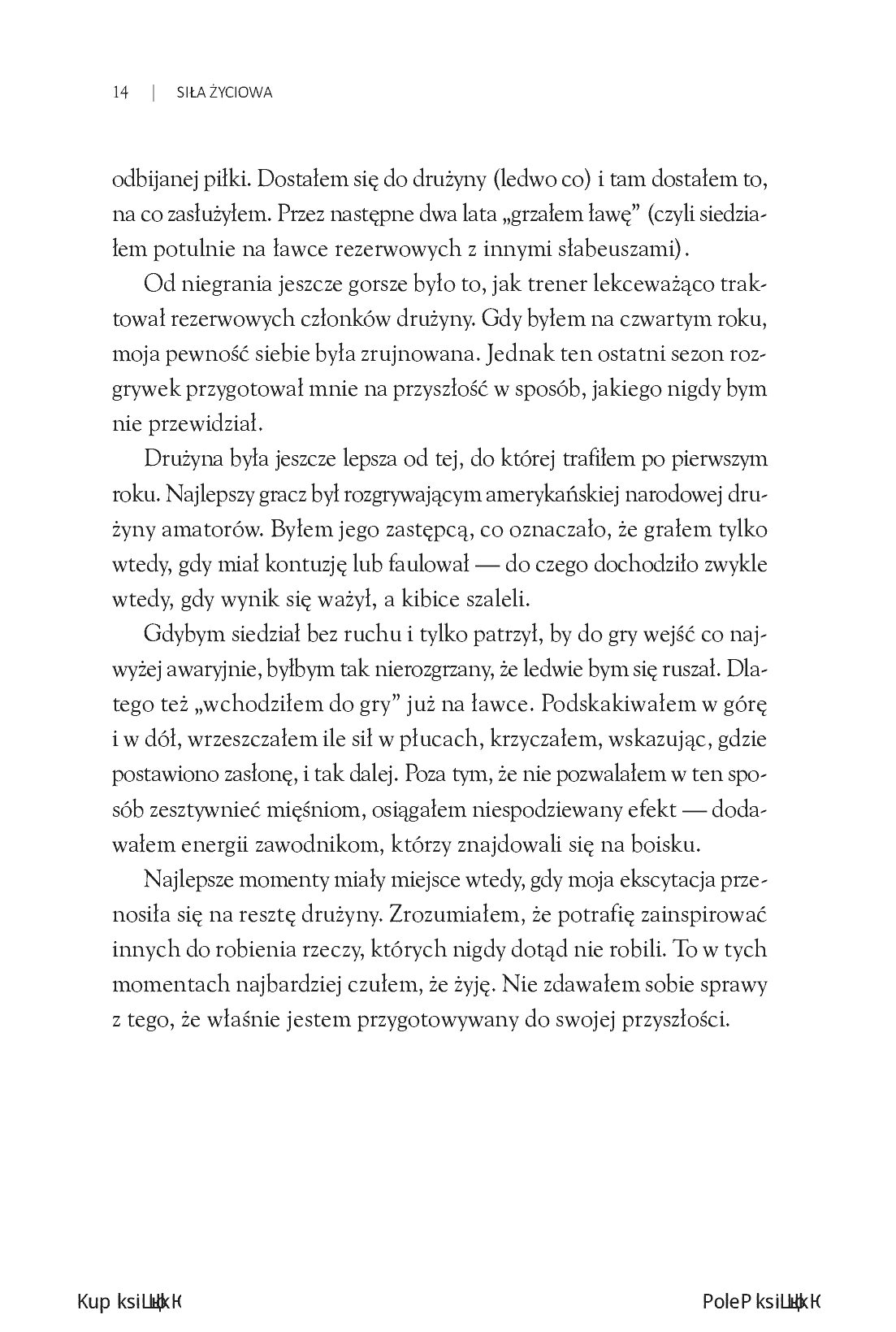 Fragment „Siła Życiowa. Cztery sposoby dokonywania wewnętrznej transformacji i rozpalania swojego potencjału” — strona 6 z 30