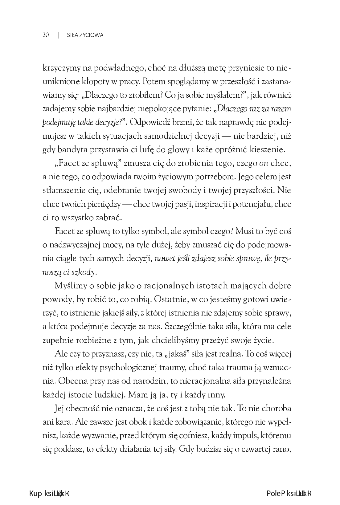 Fragment „Siła Życiowa. Cztery sposoby dokonywania wewnętrznej transformacji i rozpalania swojego potencjału” — strona 12 z 30