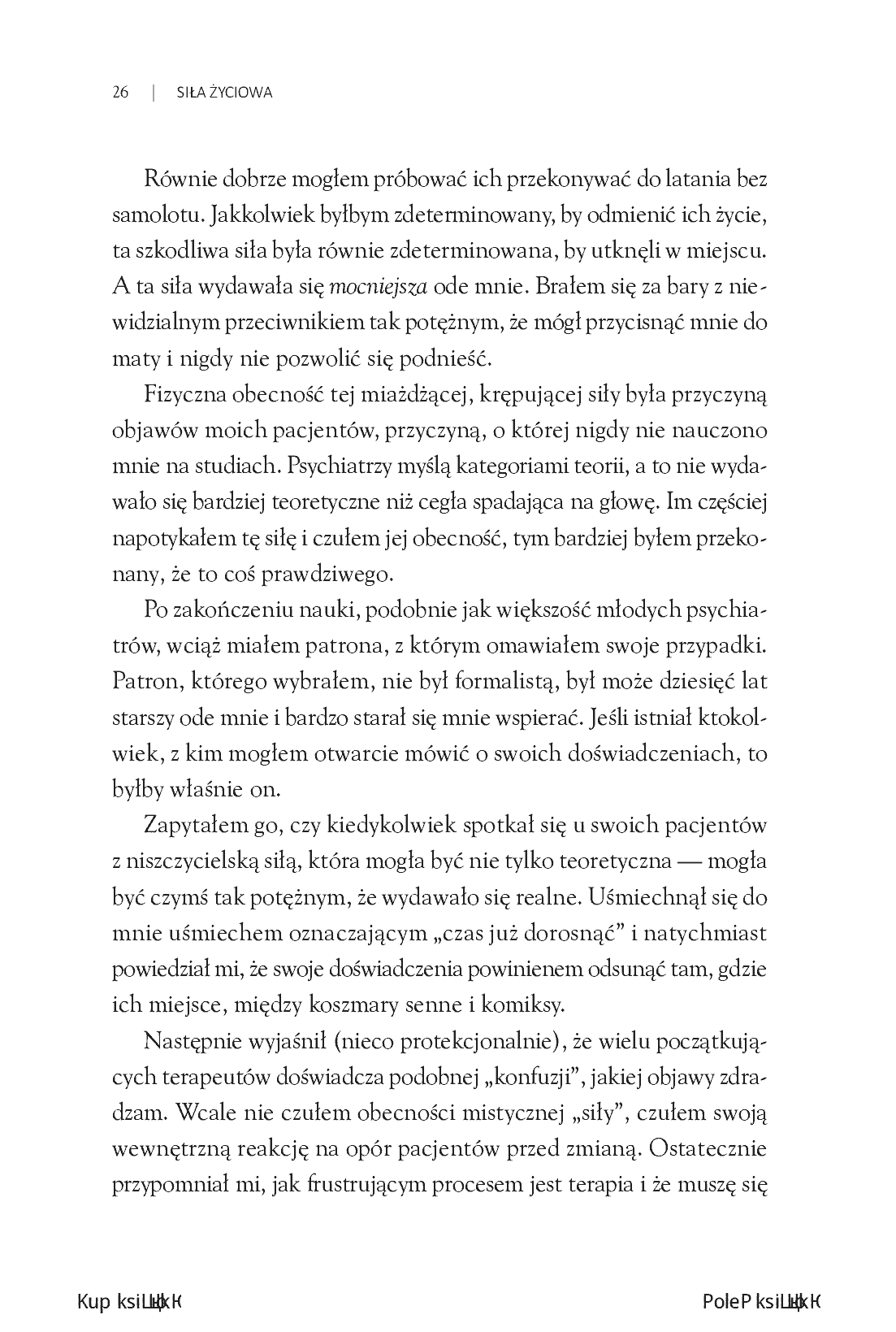 Fragment „Siła Życiowa. Cztery sposoby dokonywania wewnętrznej transformacji i rozpalania swojego potencjału” — strona 18 z 30