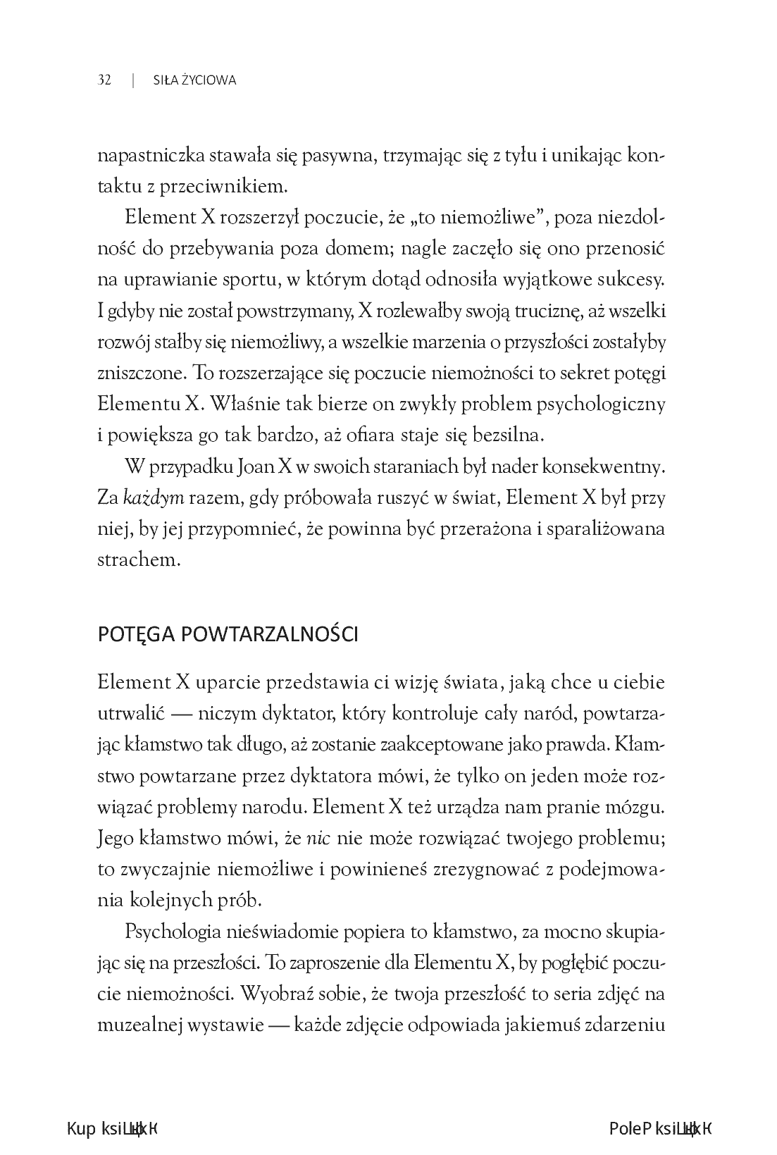 Fragment „Siła Życiowa. Cztery sposoby dokonywania wewnętrznej transformacji i rozpalania swojego potencjału” — strona 24 z 30