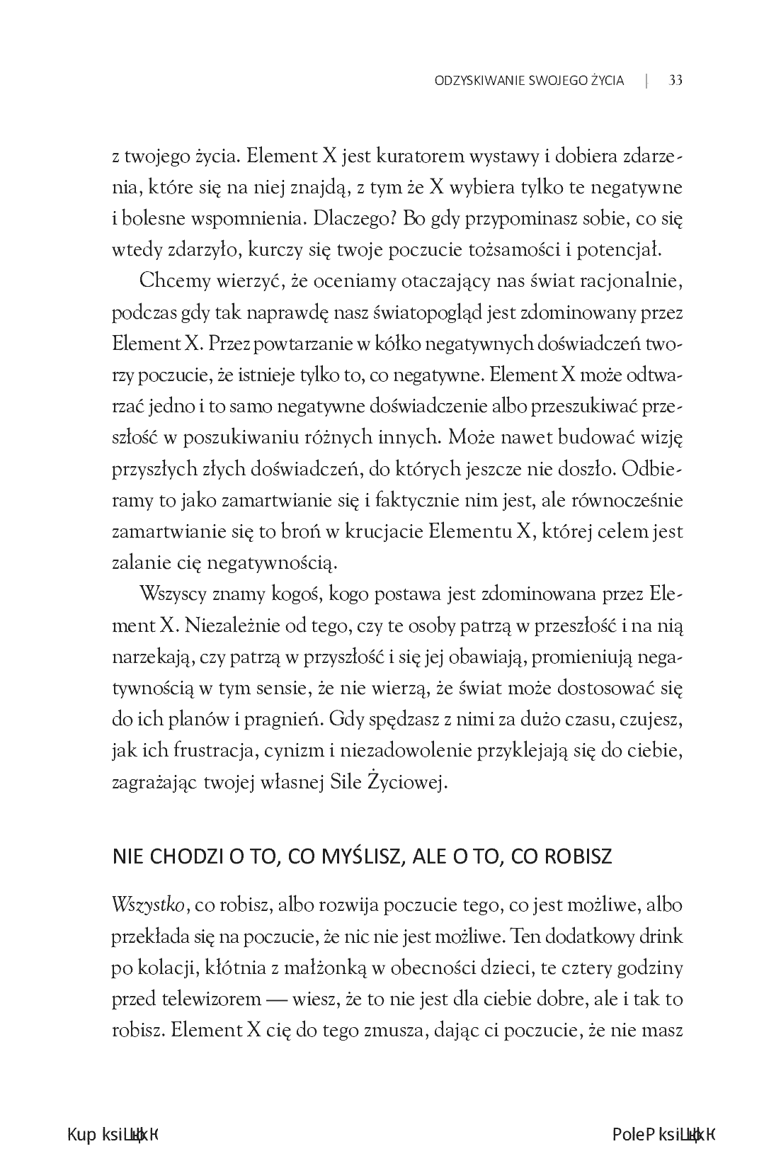 Fragment „Siła Życiowa. Cztery sposoby dokonywania wewnętrznej transformacji i rozpalania swojego potencjału” — strona 25 z 30