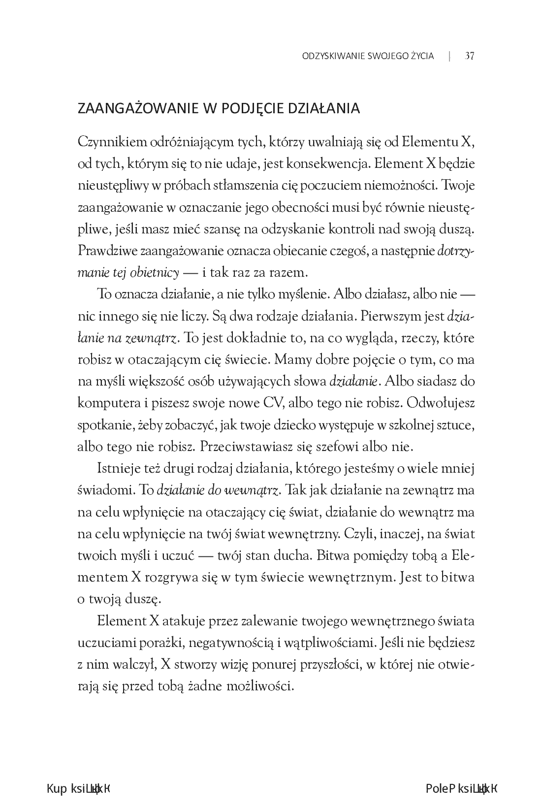 Fragment „Siła Życiowa. Cztery sposoby dokonywania wewnętrznej transformacji i rozpalania swojego potencjału” — strona 29 z 30