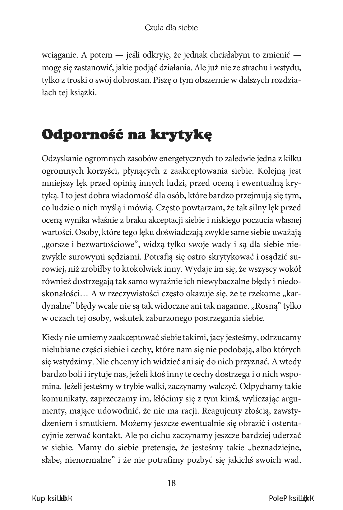Fragment „Czuła dla siebie. Żyj wolna od presji i lęku” — strona 10 z 14