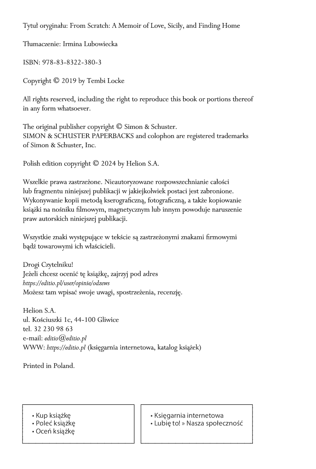 Fragment „Od zera. Wspomnienia o miłości, Sycylii i odnajdywaniu domu” — strona 2 z 30