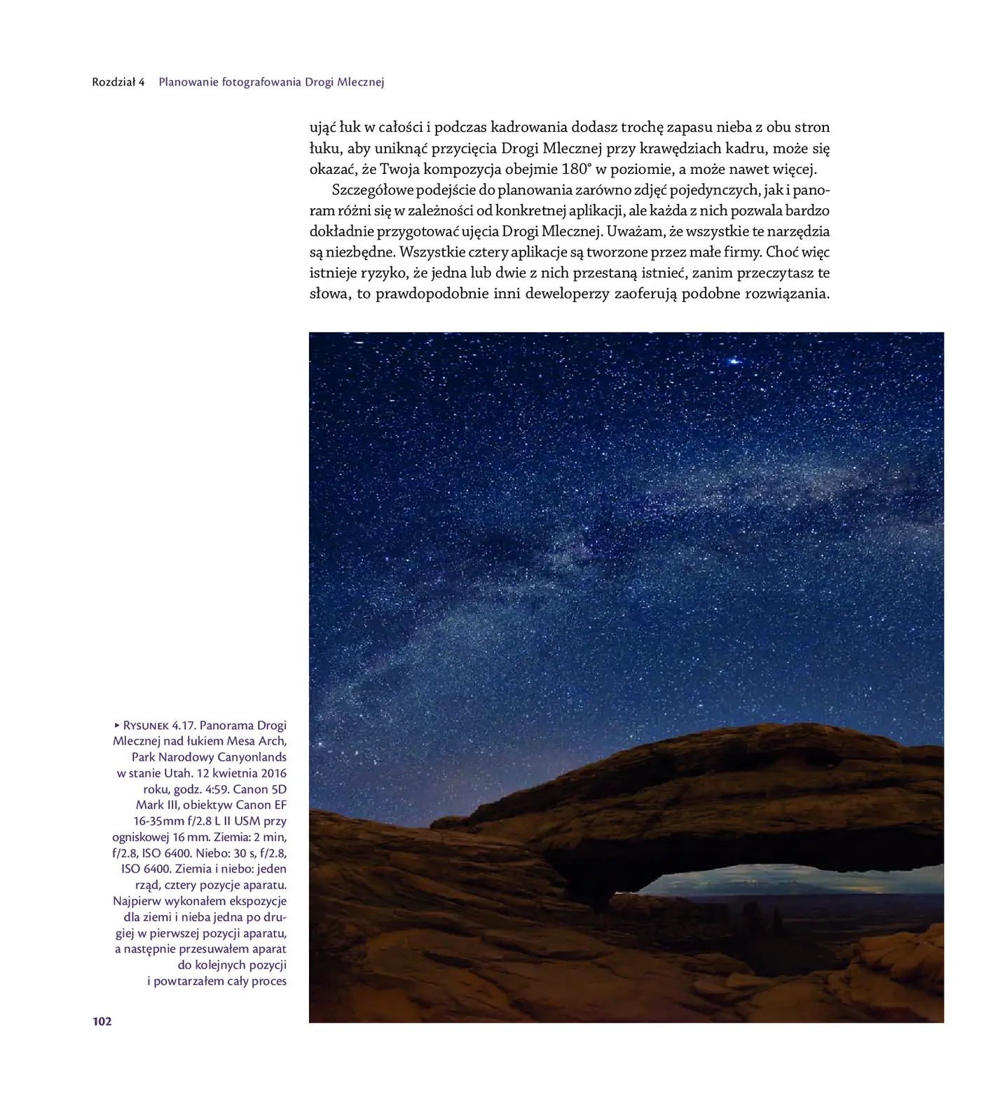 Fragment „Od zmierzchu do świtu. Przewodnik po nocnej fotografii krajobrazowej. Wydanie II” — strona 26 z 30