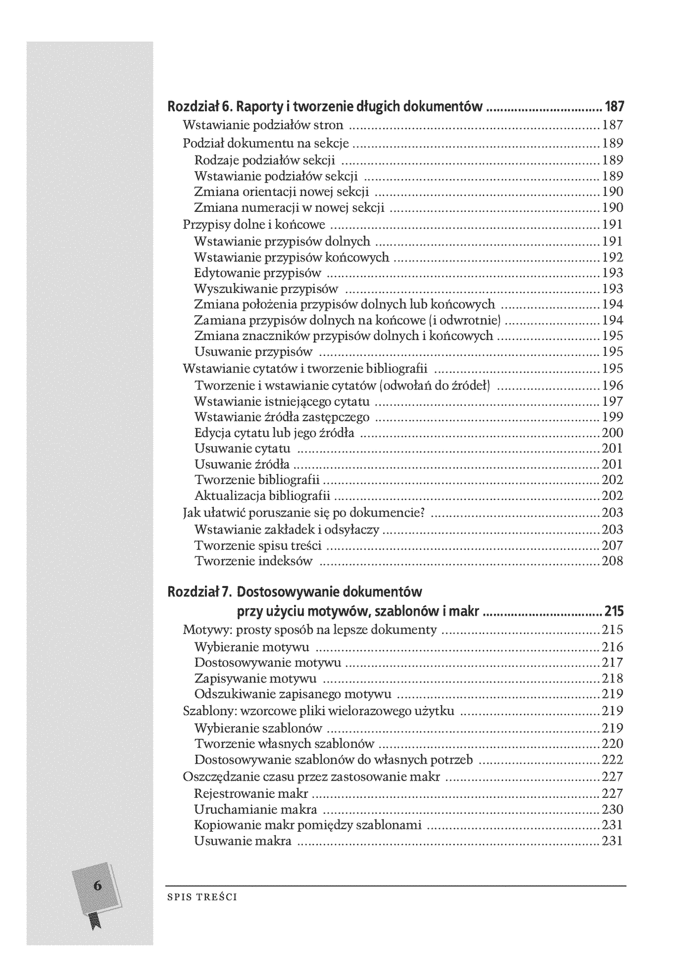 Fragment „Office 2010 PL. Nieoficjalny podręcznik” — strona 6 z 30