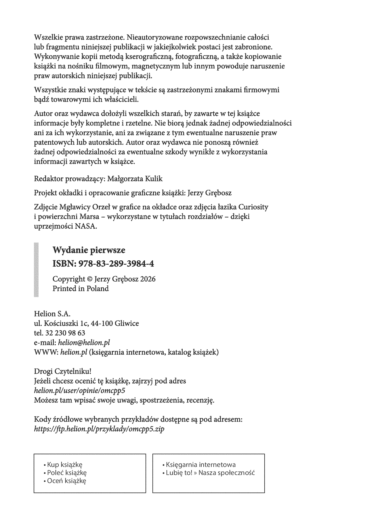 Fragment „Opus magnum C++. Wyprawa w głąb C++20. Tom 5” — strona 2 z 30