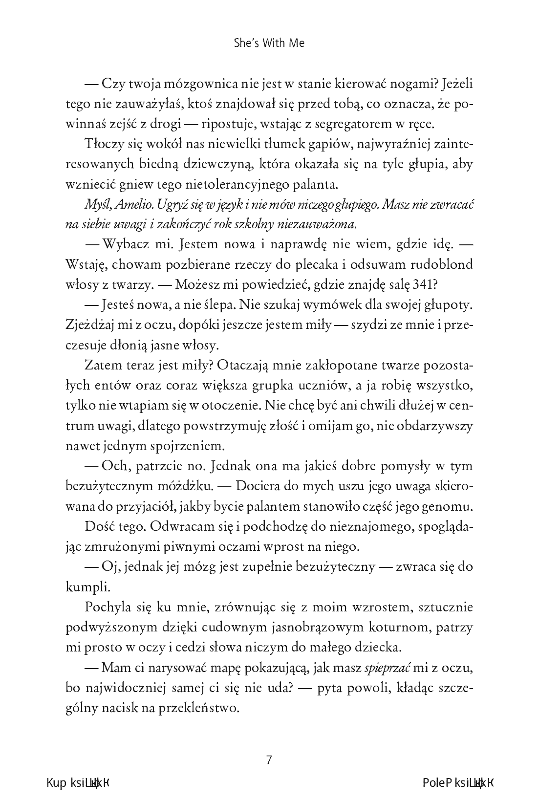 Fragment „She's With Me. Razem wbrew światu #1” — strona 5 z 16