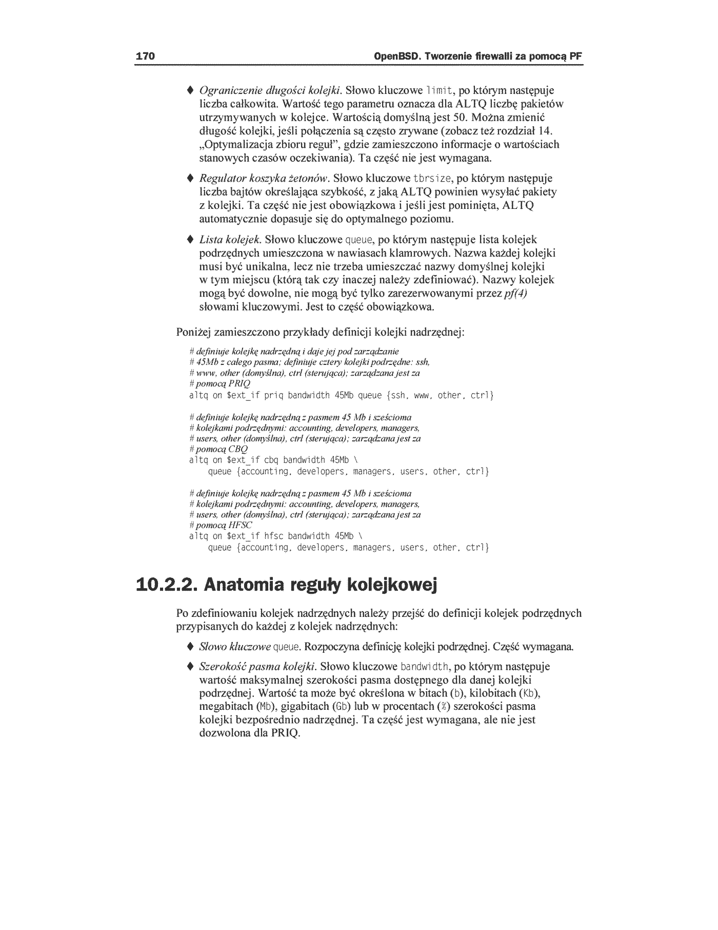 Fragment „OpenBSD. Tworzenie firewalli za pomocą PF” — strona 12 z 28