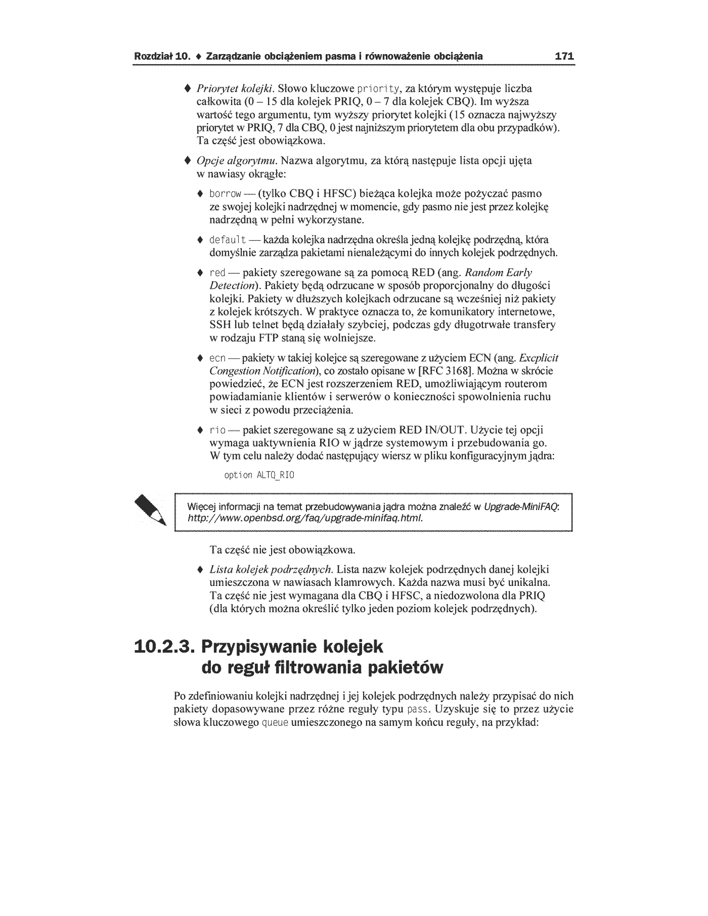 Fragment „OpenBSD. Tworzenie firewalli za pomocą PF” — strona 13 z 28