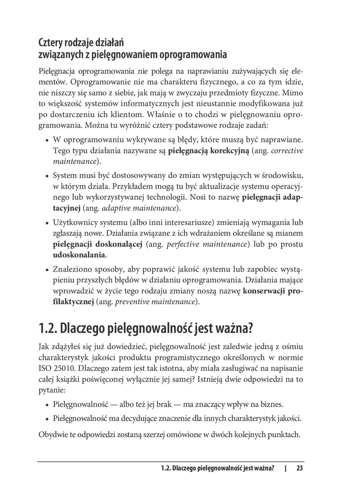 Fragment „Oprogramowanie łatwe w utrzymaniu. Pisz kod podatny na przyszłe zmiany” — strona 9 z 28