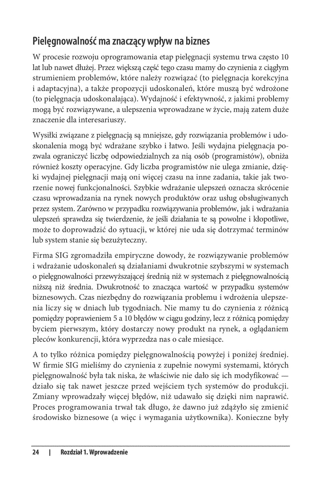 Fragment „Oprogramowanie łatwe w utrzymaniu. Pisz kod podatny na przyszłe zmiany” — strona 10 z 28
