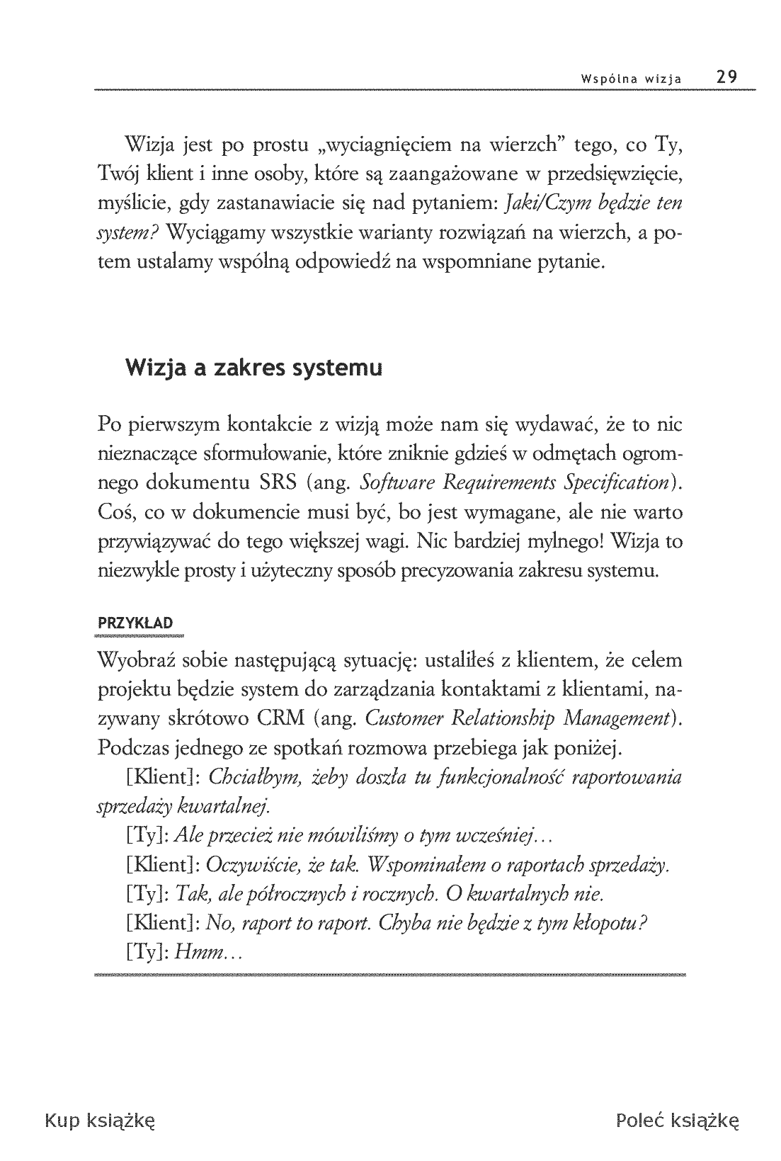 Fragment „Oprogramowanie szyte na miarę. Jak rozmawiać z klientem, który nie wie, czego chce” — strona 9 z 19