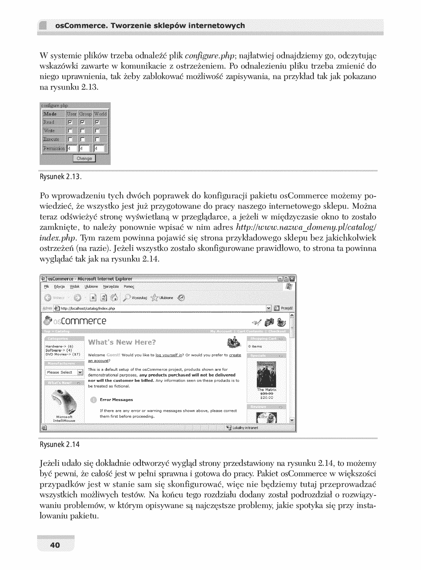 Fragment „osCommerce. Tworzenie sklepów internetowych. Wydanie dla początkujących” — strona 19 z 24