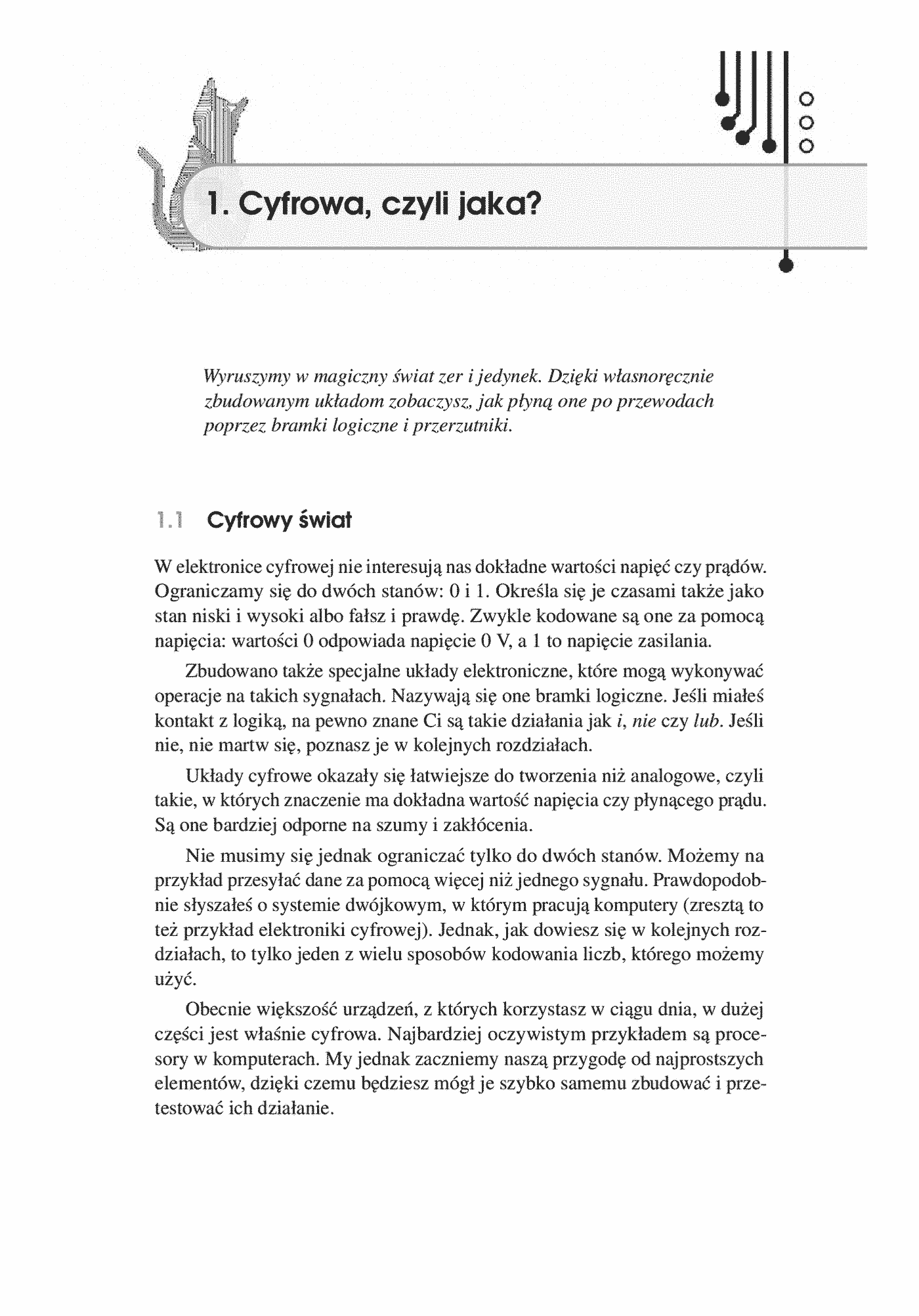Fragment „Oswoić elektronikę cyfrową. Jak używać układów cyfrowych we własnych projektach” — strona 5 z 14