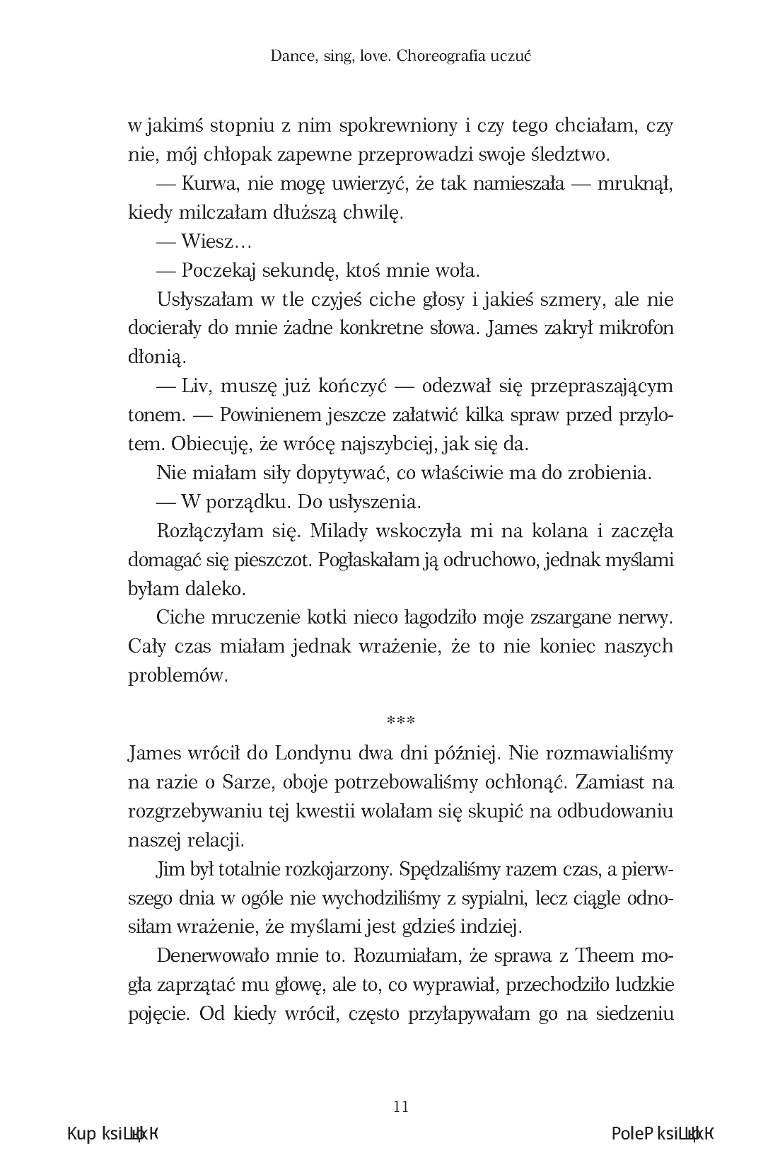 Fragment „Dance, sing, love. Choreografia uczuć” — strona 9 z 30