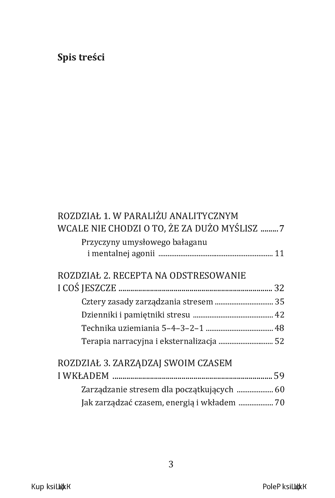 Fragment „Overthinking, czyli gdy myślisz za dużo. 23 techniki pokonywania paraliżu analitycznego i skupiania się na teraźniejszości” — strona 3 z 30