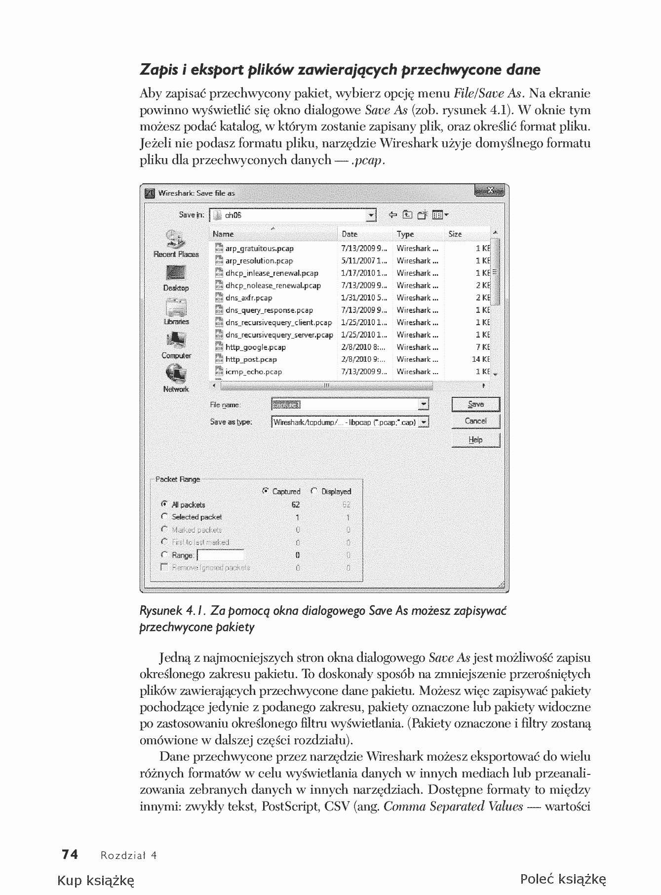 Fragment „Praktyczna analiza pakietów. Wykorzystanie narzędzia Wireshark do rozwiązywania problemów z siecią” — strona 10 z 30