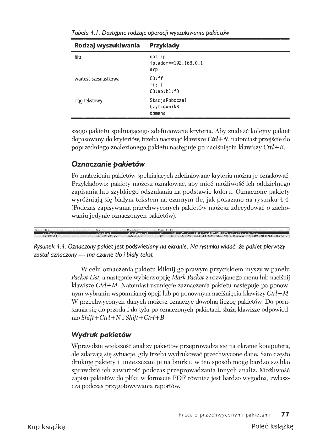 Fragment „Praktyczna analiza pakietów. Wykorzystanie narzędzia Wireshark do rozwiązywania problemów z siecią” — strona 13 z 30