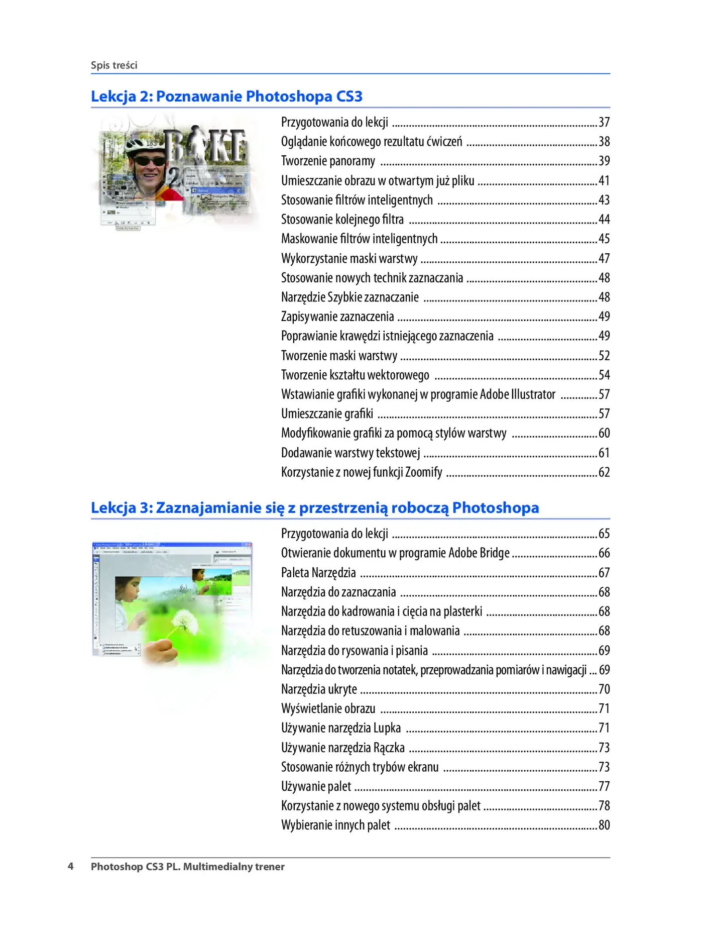 Fragment „Photoshop CS3 PL. Multimedialny trener” — strona 3 z 30
